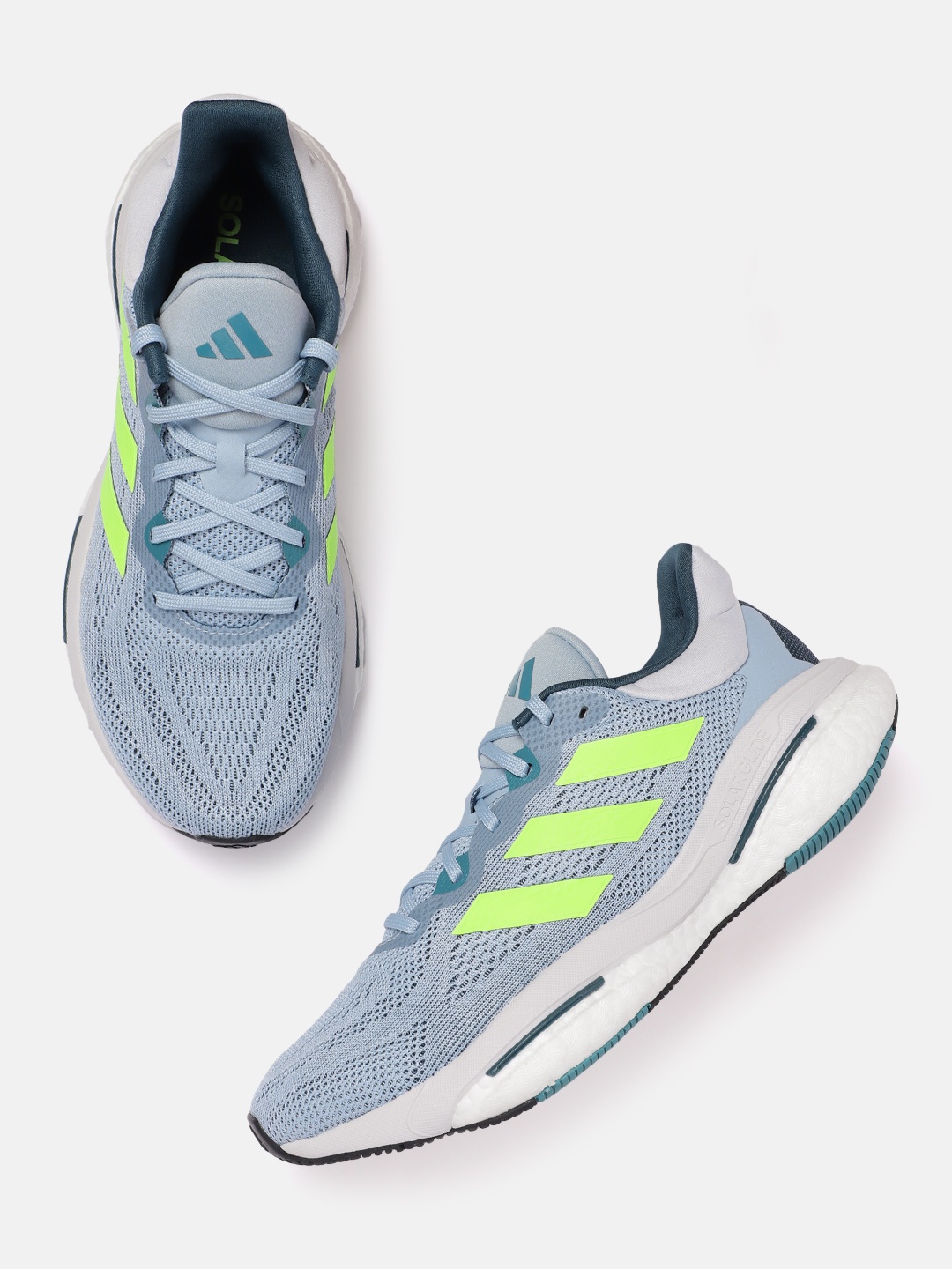 

ADIDAS Men Woven Design SOLARGLIDE 6 Running Shoes, Blue