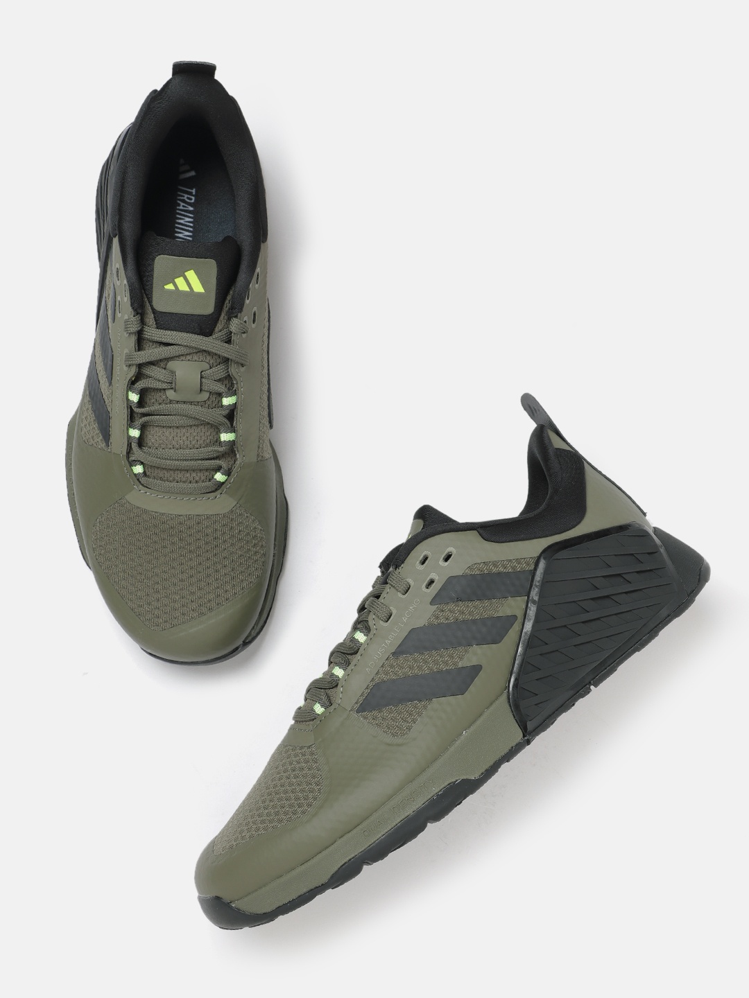 

ADIDAS Unisex Woven Design DROPSET 2 TRAINER Shoes, Green