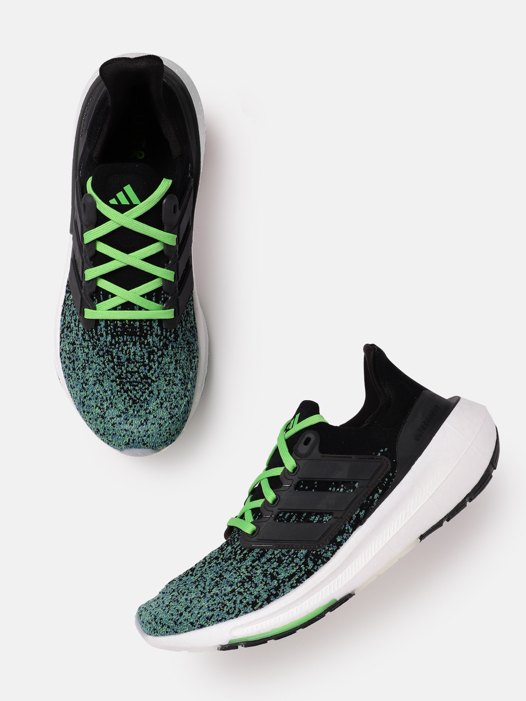 

ADIDAS Unisex Woven Design UltraBoost Light 23 Running Shoes, Black