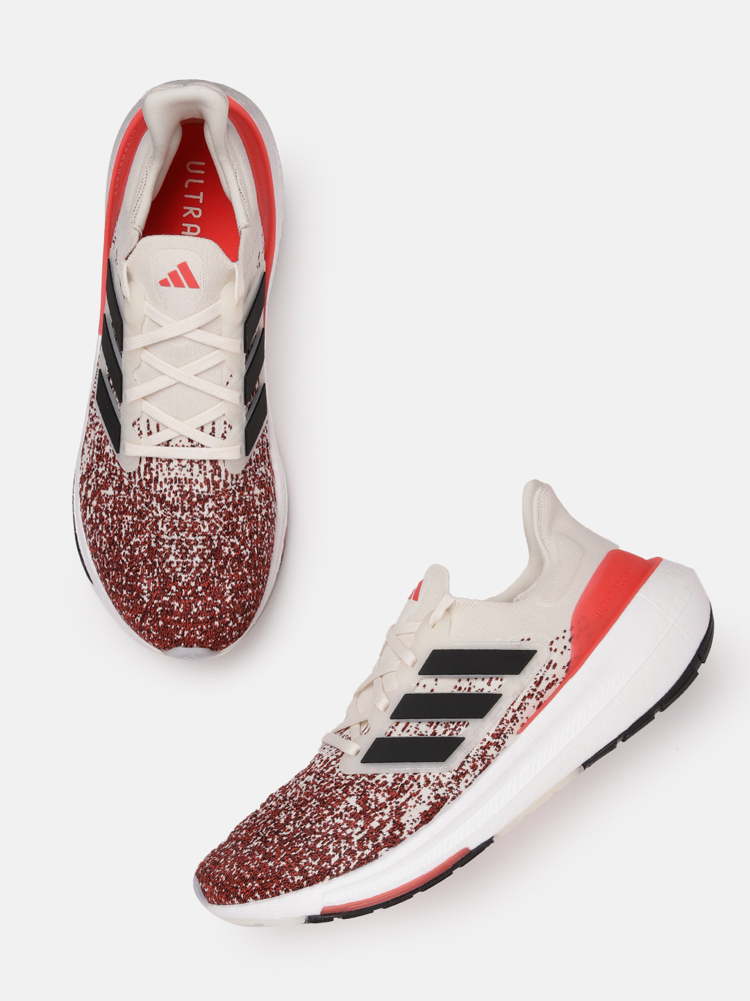 

ADIDAS Unisex Woven Design Ultraboost Light Running Shoes, Maroon