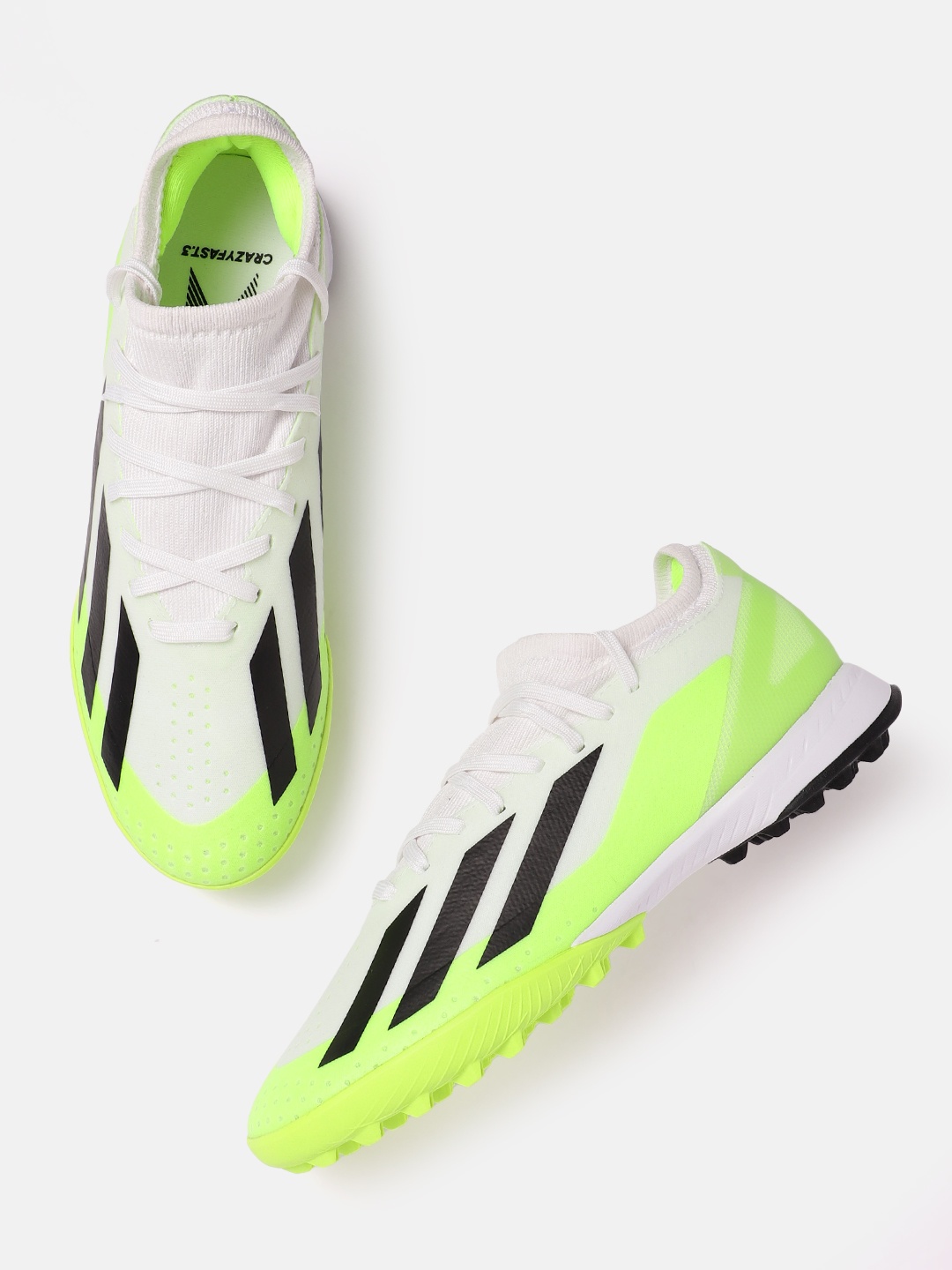 

ADIDAS Unisex Perforated X Crazyfast.3 Turf Football Shoes, White
