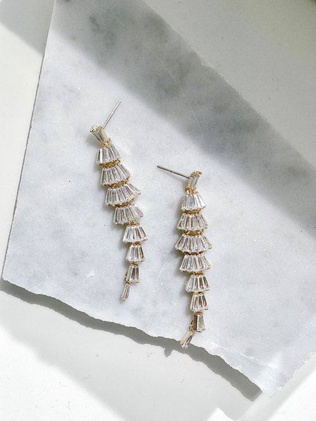 

LAFORWORD Gold-Plated Classic Drop Earrings