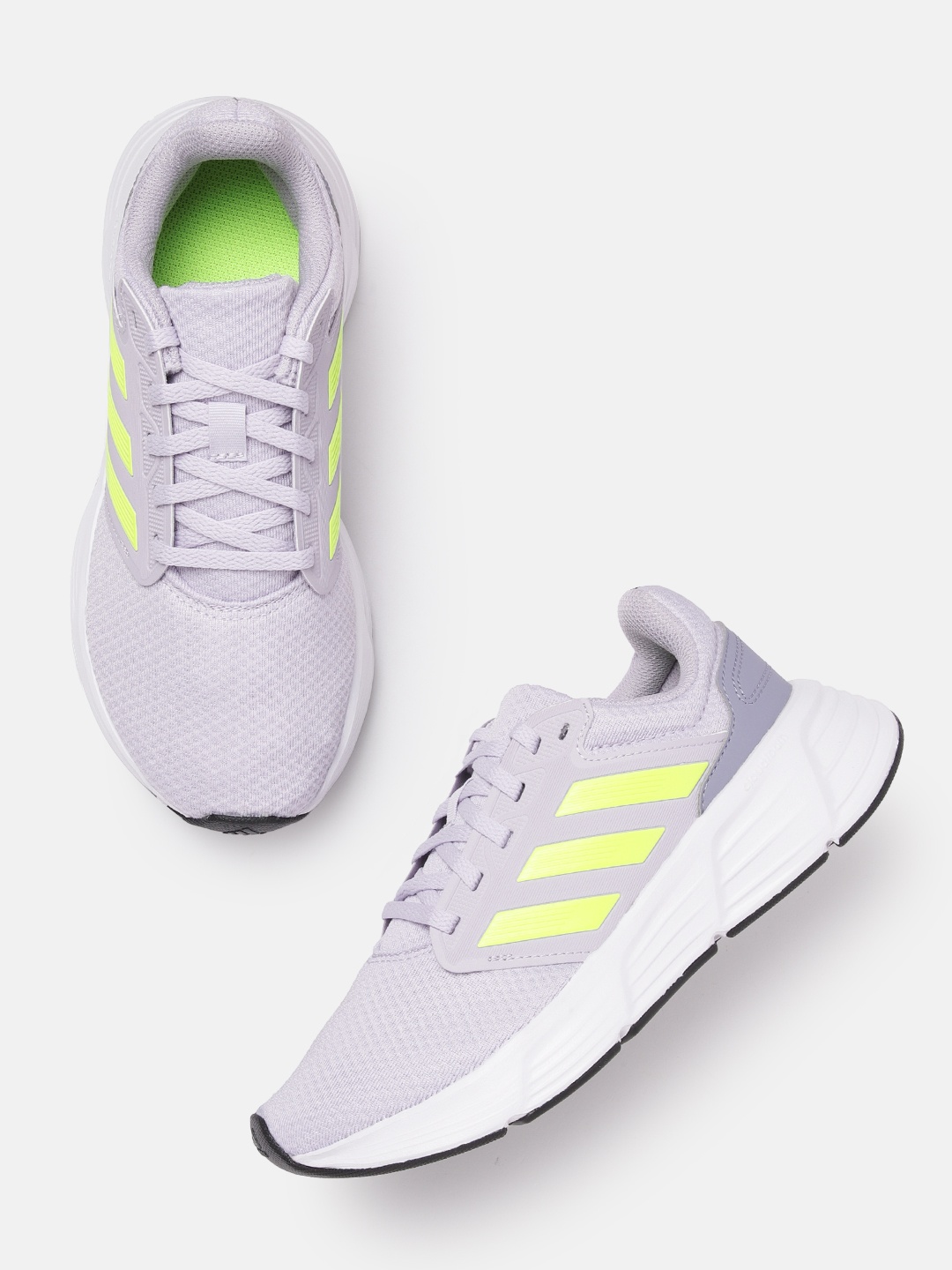 

ADIDAS Women Woven Design Cloudfoam Galaxy 6 Running Shoes, Lavender