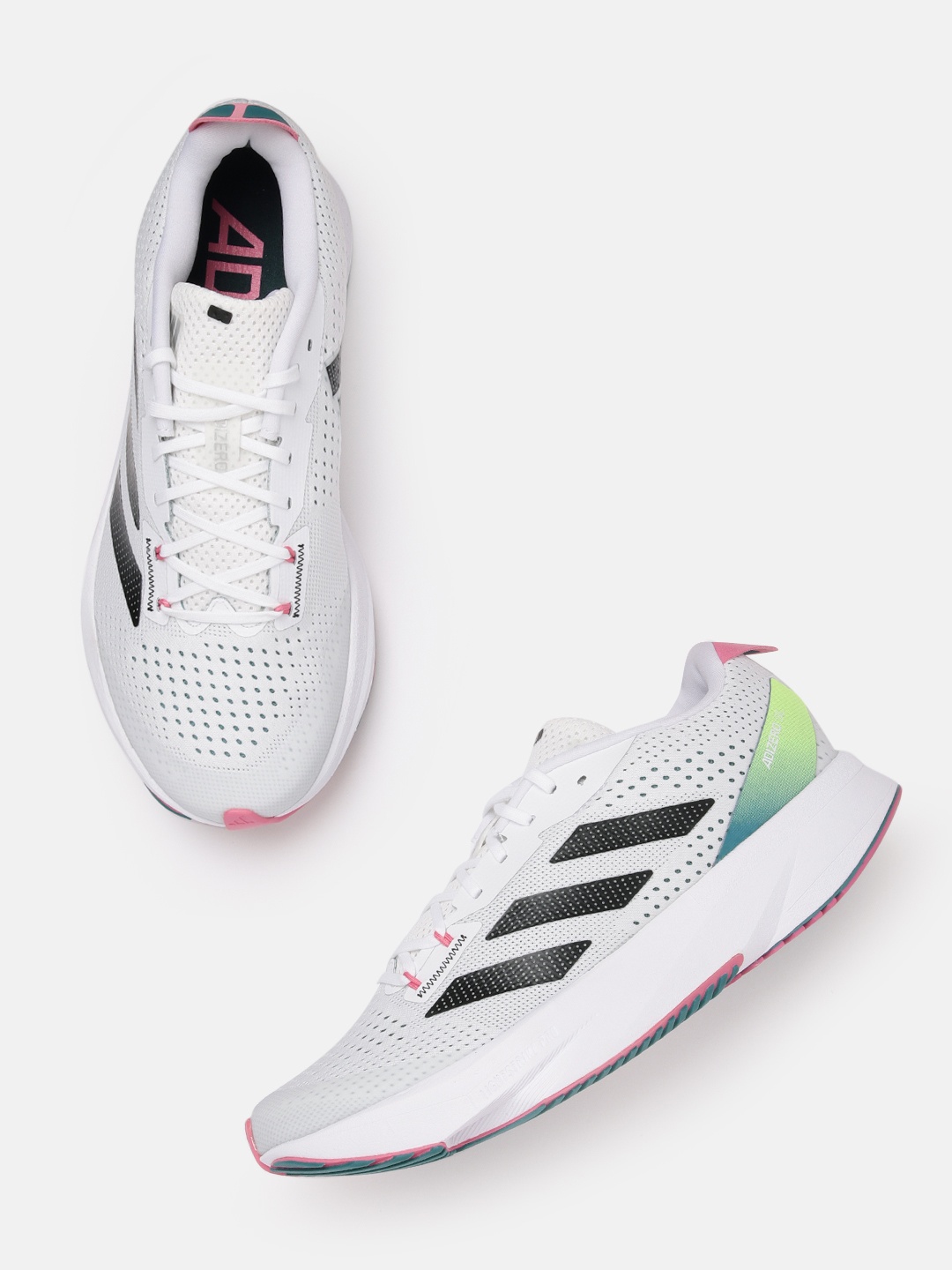 

ADIDAS Women Woven Design ADIZERO SL Running Shoes, White