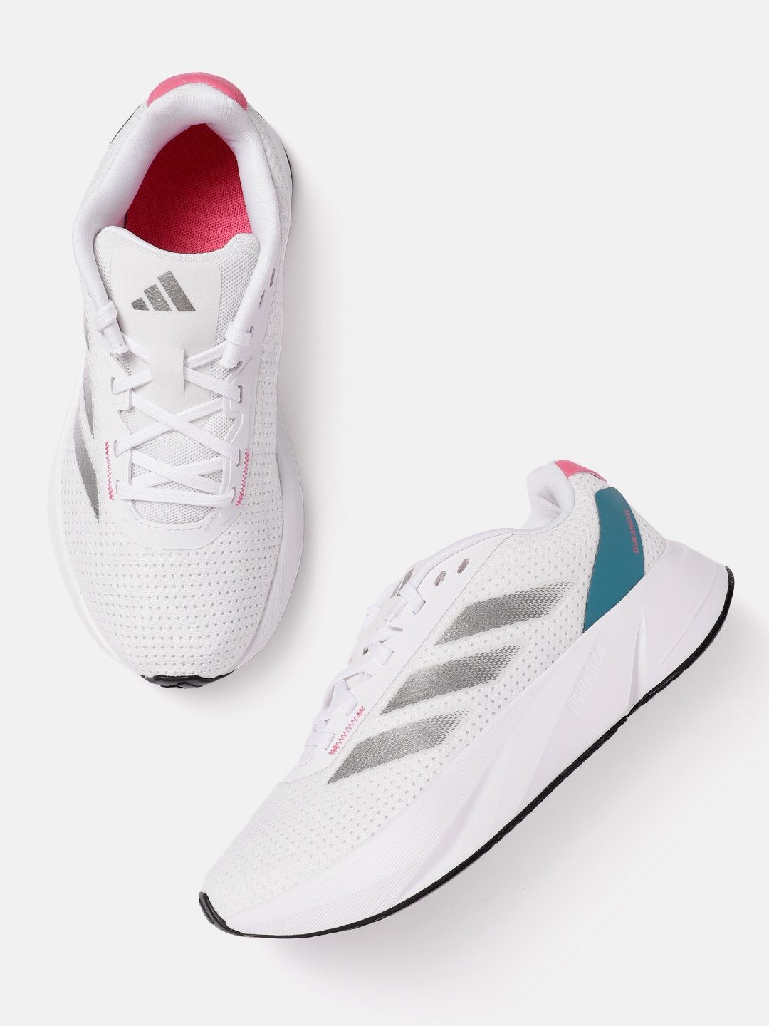 

ADIDAS Women Woven Design Duramo SL Running Shoes, White