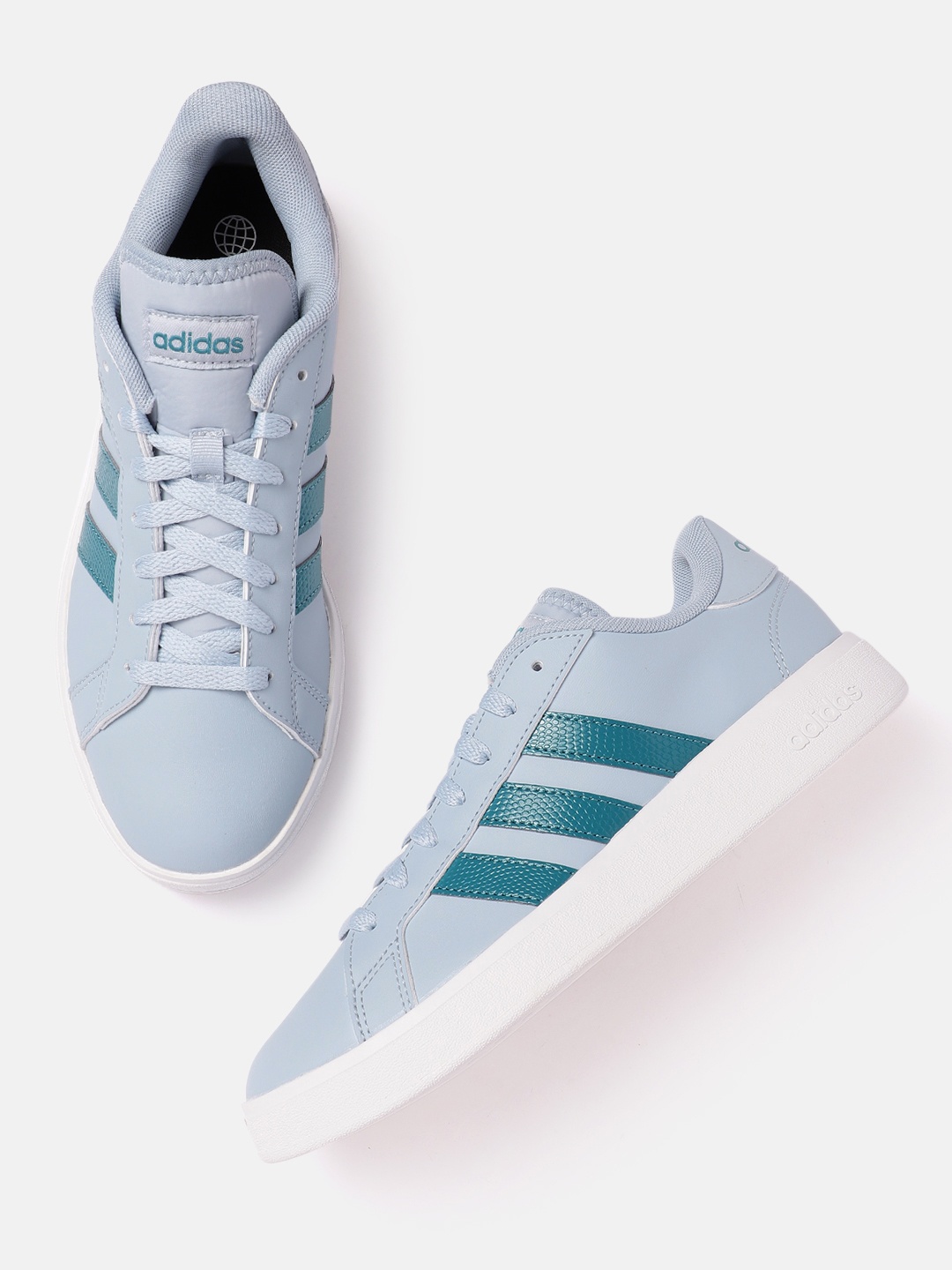 

ADIDAS Women Grand Court Base 2.0 Tennis Shoes, Blue