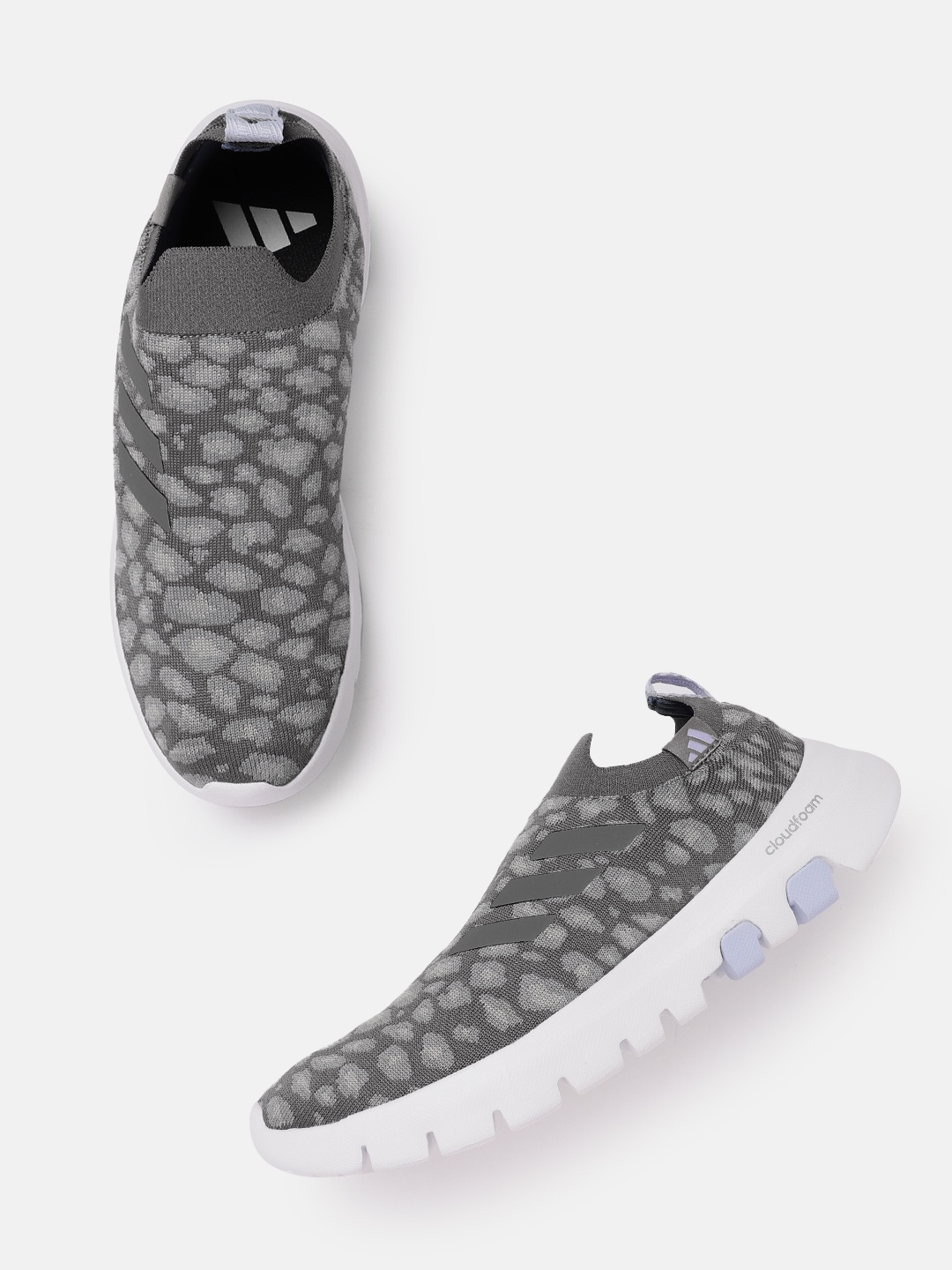 

ADIDAS Women Walkanew W Couldfoam Textile Walking Shoes, Grey
