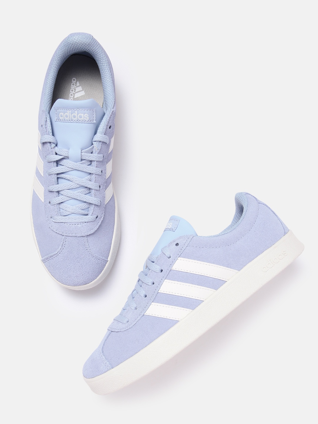 

ADIDAS Women Suede VL COURT 2.0 Skateboarding Shoes, Blue