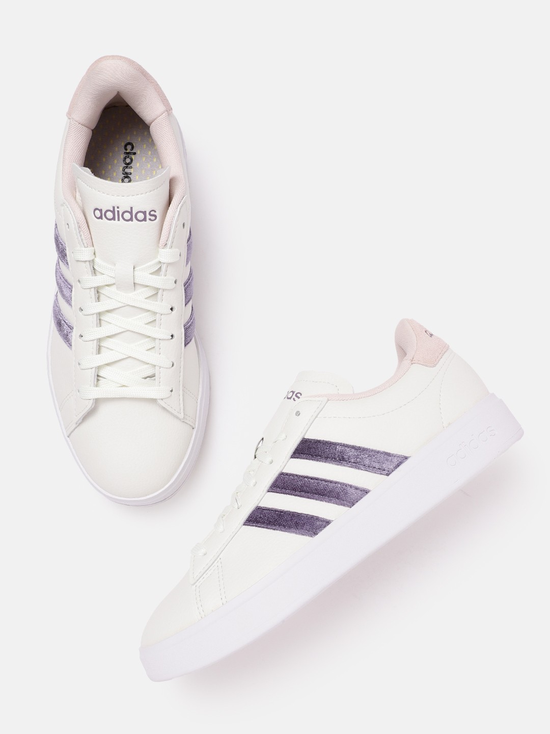 

ADIDAS Women GRAND COURT 2.0 Tennis Shoes, Off white