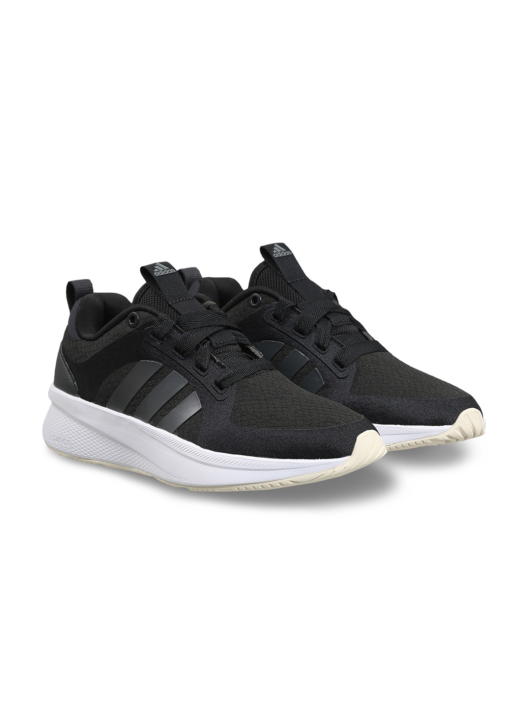 

ADIDAS Women Woven Design Edge Lux VI Running Shoes with Striped Detail, Black