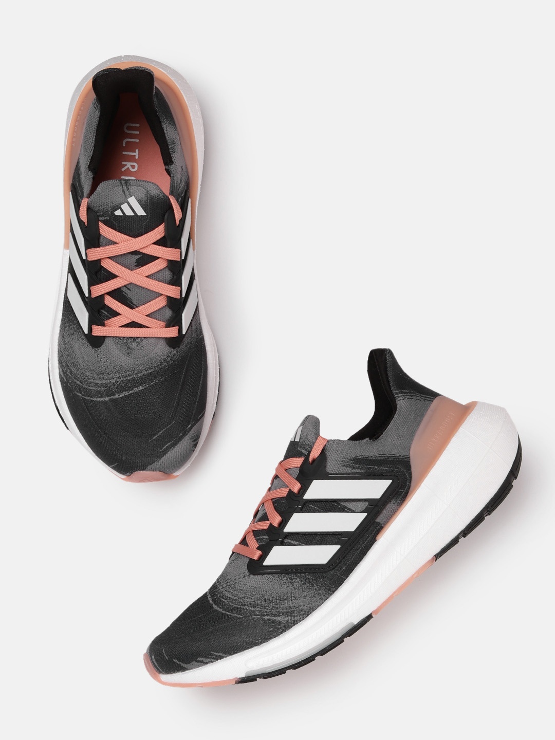

ADIDAS Women Woven Design UltraBoost Light Running Shoes, Grey