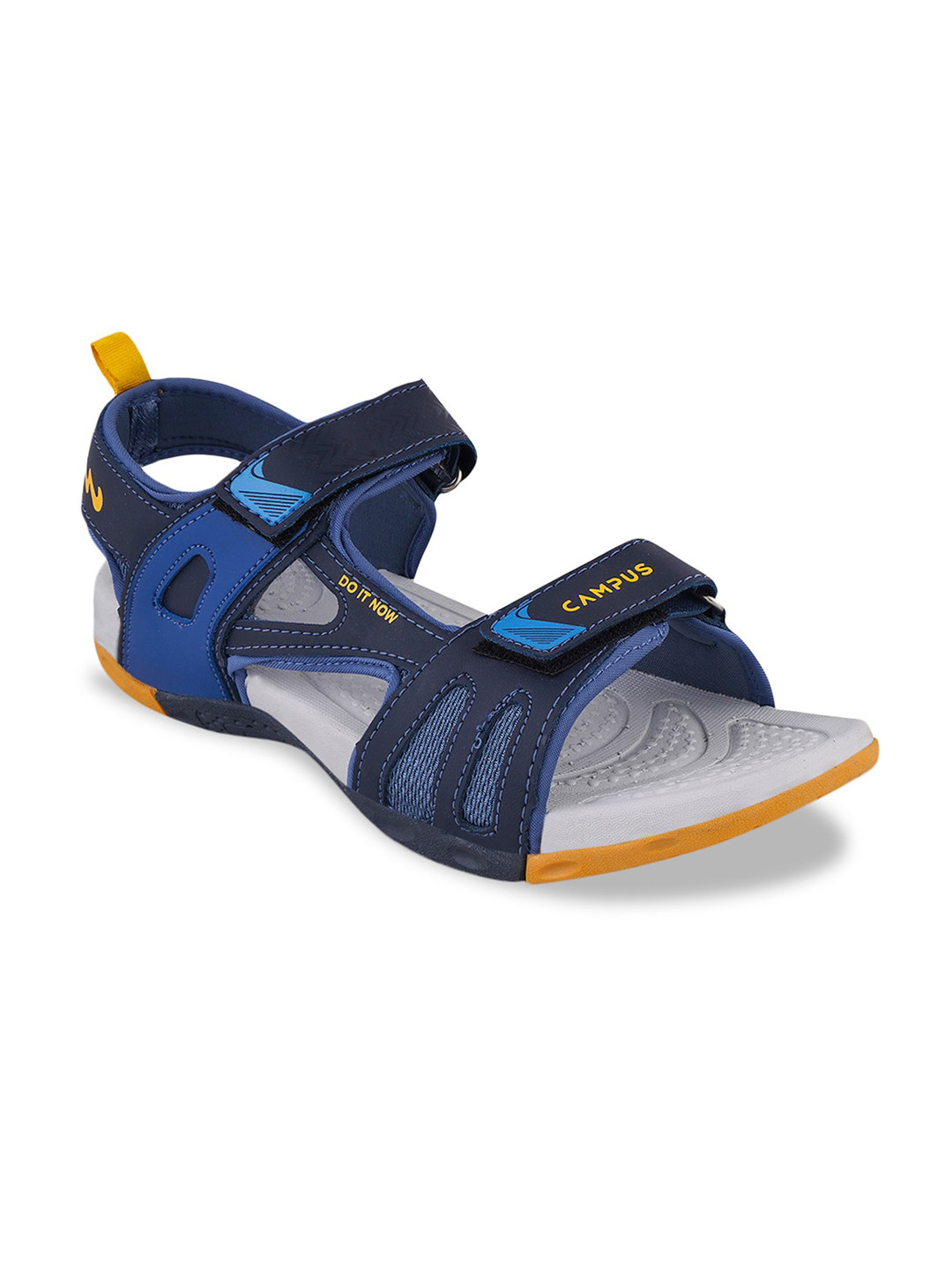 

Campus Men Printed Sports Sandals, Blue