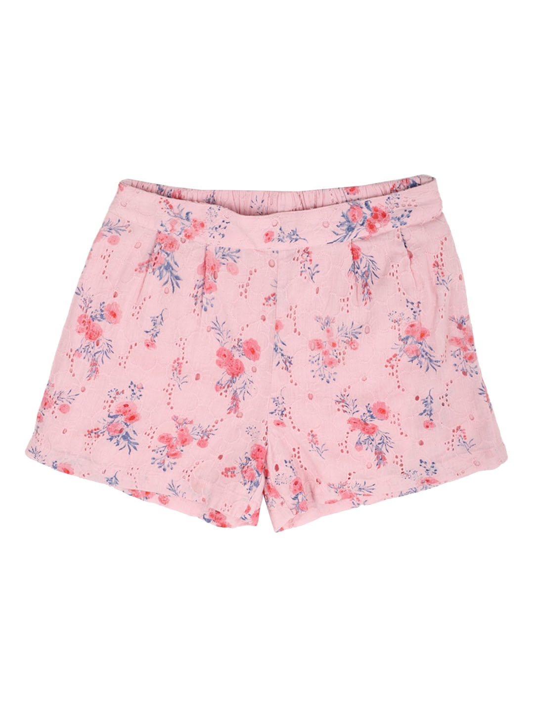 

Peter England Girls Floral Printed Casual Shorts, Pink
