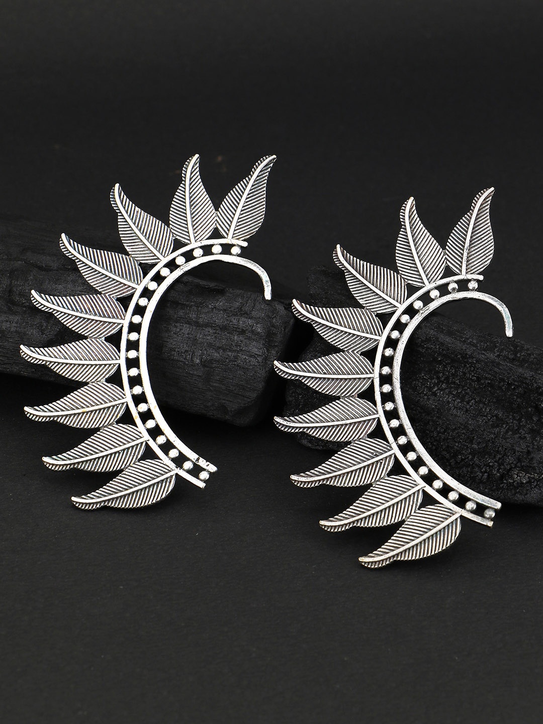 

Adwitiya Collection Silver-Plated Classic Ear Cuff