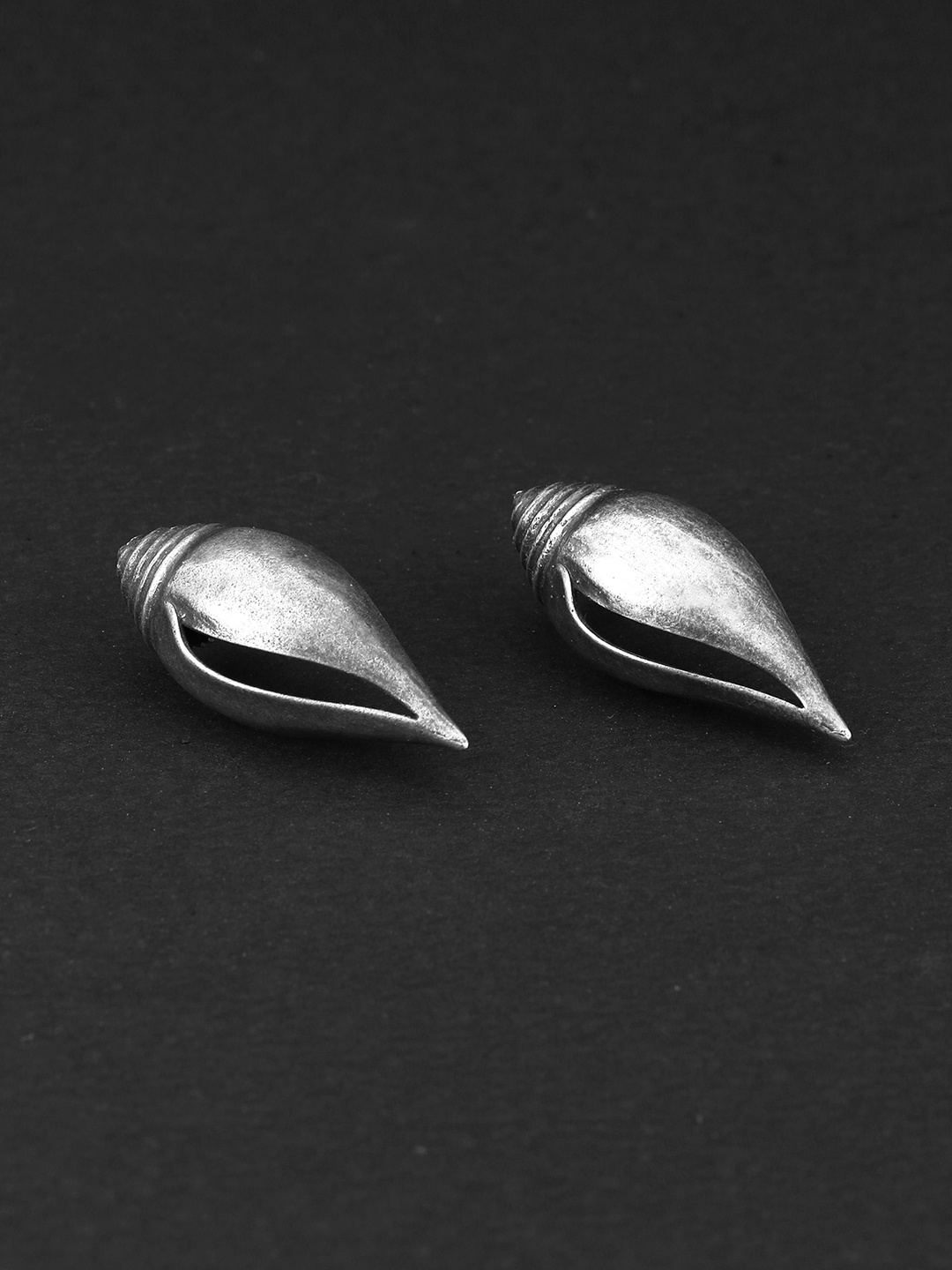 

Adwitiya Collection Silver-Plated Classic Studs Earrings