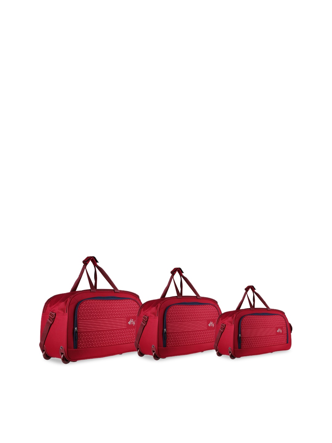 

fly Set Of 3 Duffel Bags, Red