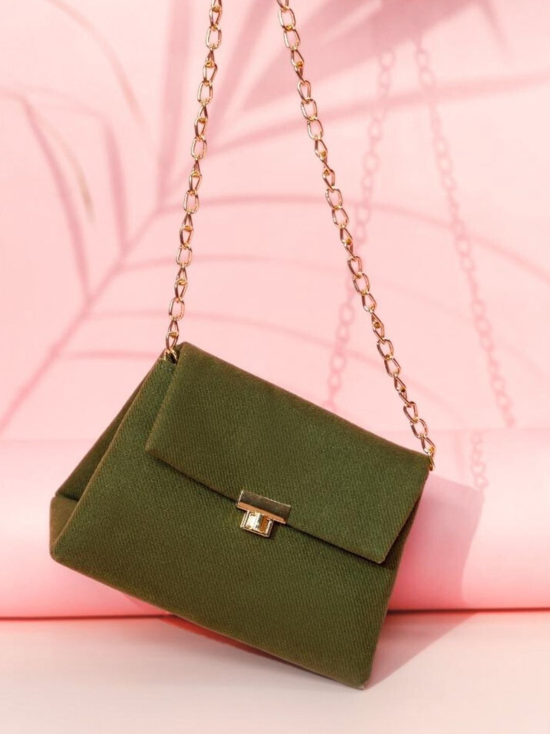 

EcoRight Cotton Structured Sling Bag, Olive