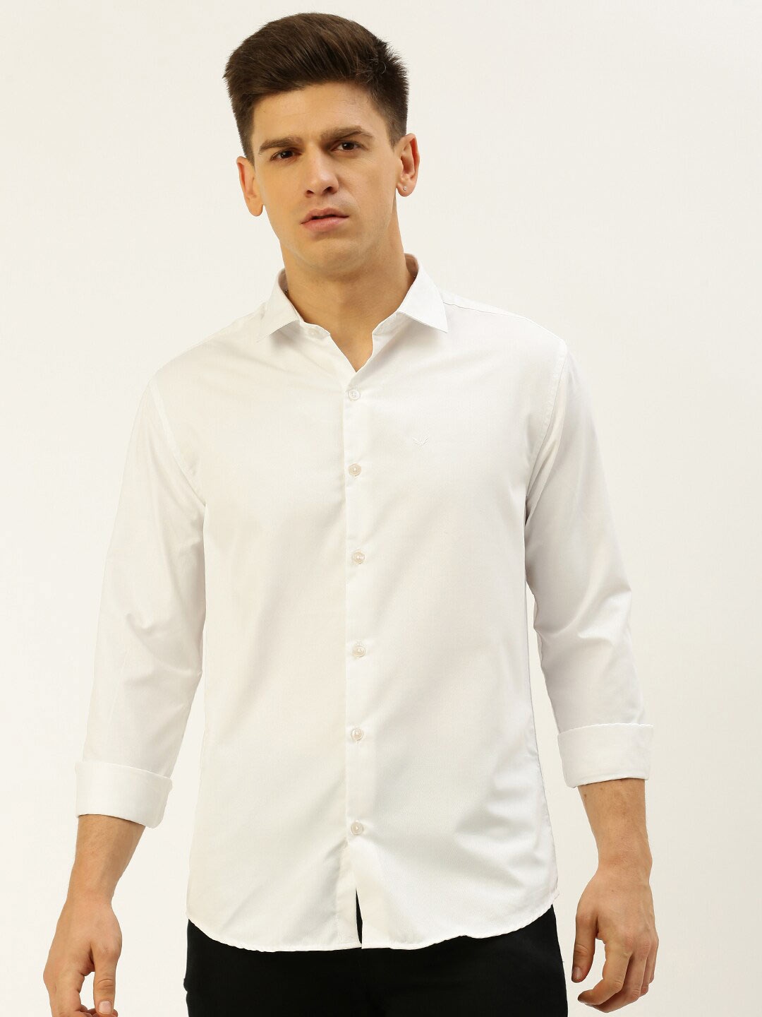 

SHOWOFF Classic Slim Fit Cotton Shirt, White