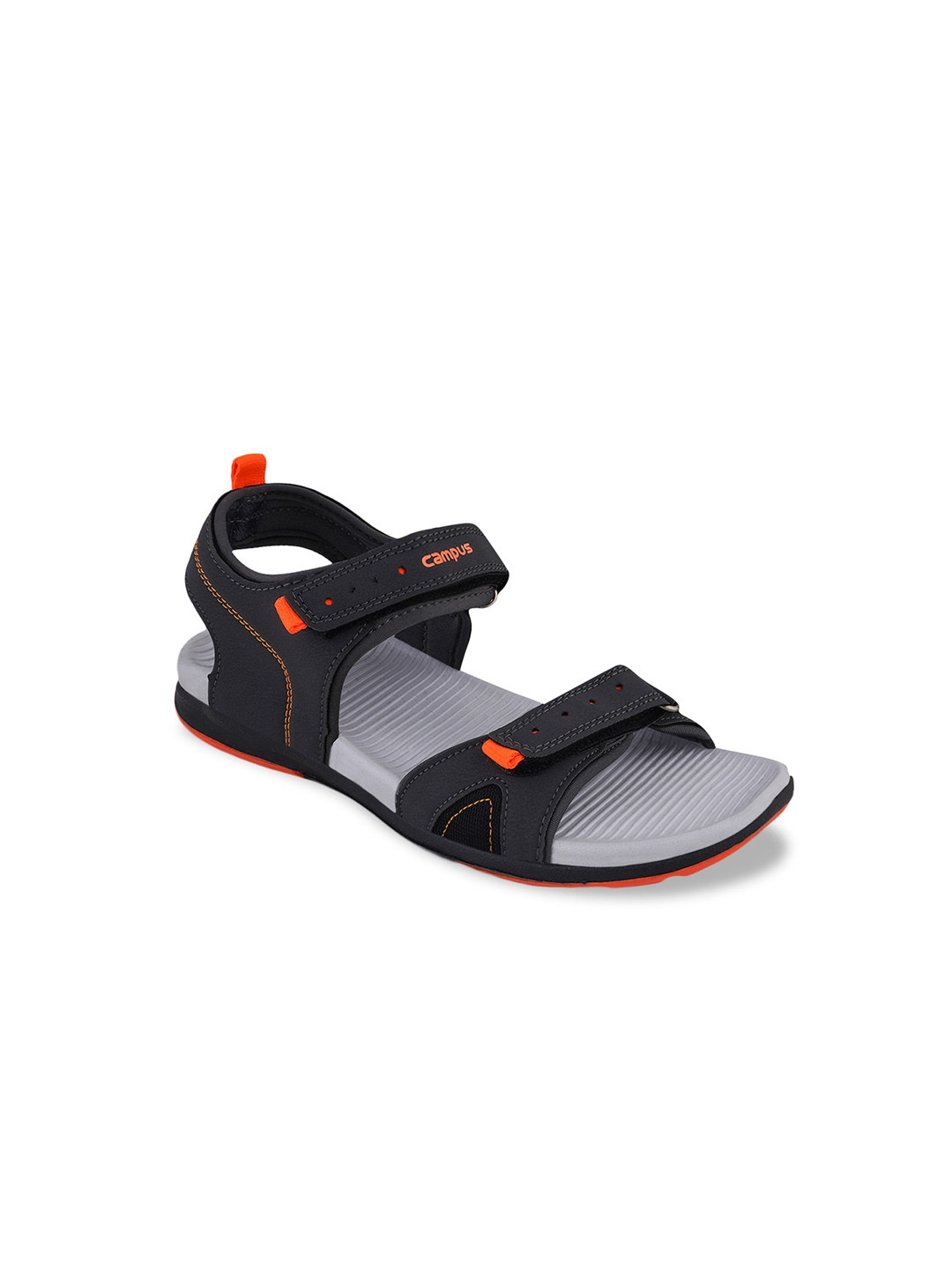 

Campus Kids Textured Cushion Comfort Sports Sandals, Grey