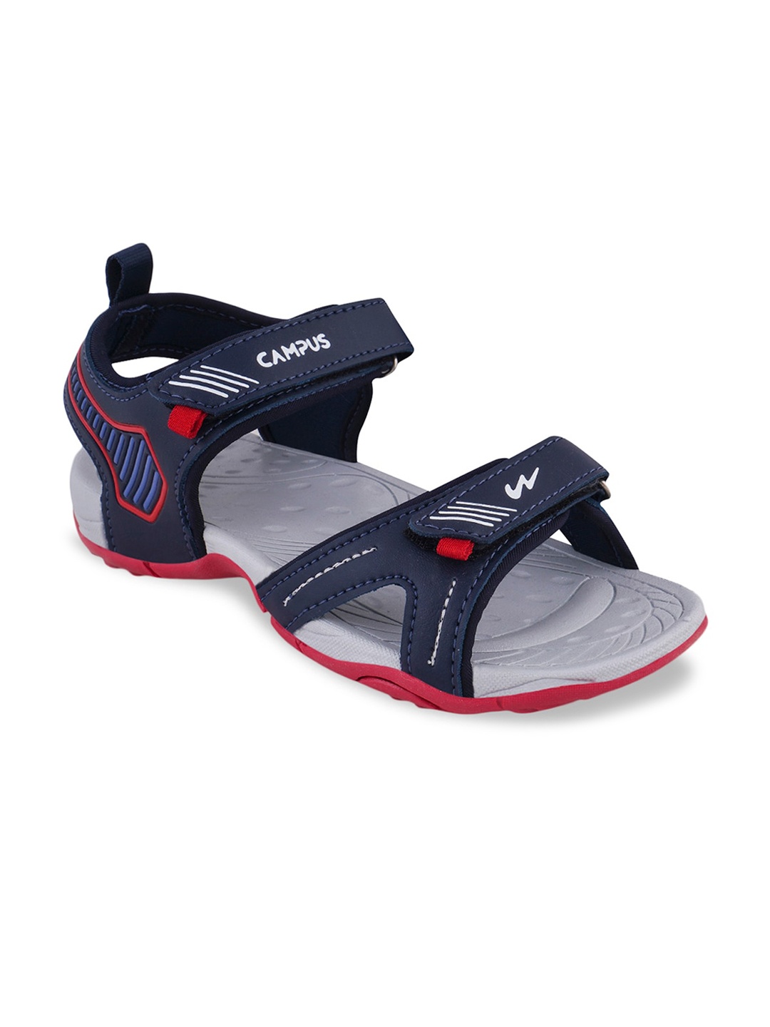 

Campus Kids Printed Sports Sandals, Navy blue