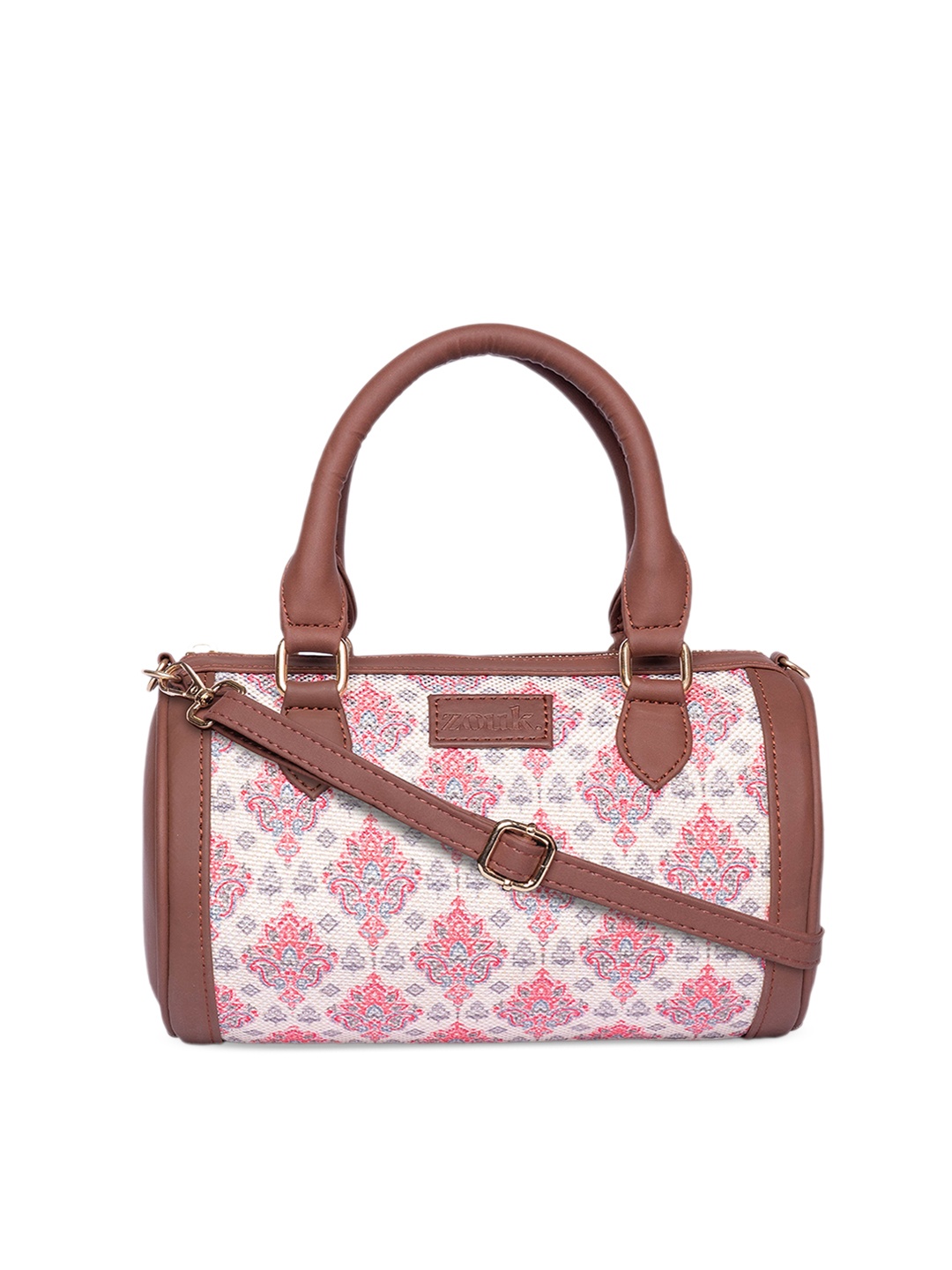 

ZOUK Printed Bowling Handheld Bag, White
