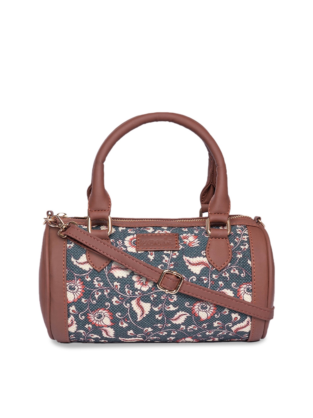 

ZOUK Printed Water Resistant Structured Handheld Bag, Blue