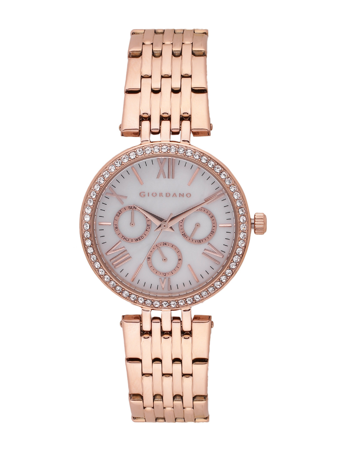 

GIORDANO Women Silver-Toned Analogue Watch 2845-22