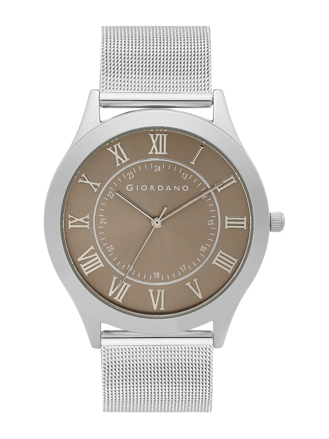 

GIORDANO Men Gunmetal-Toned Analogue Watch, Metallic