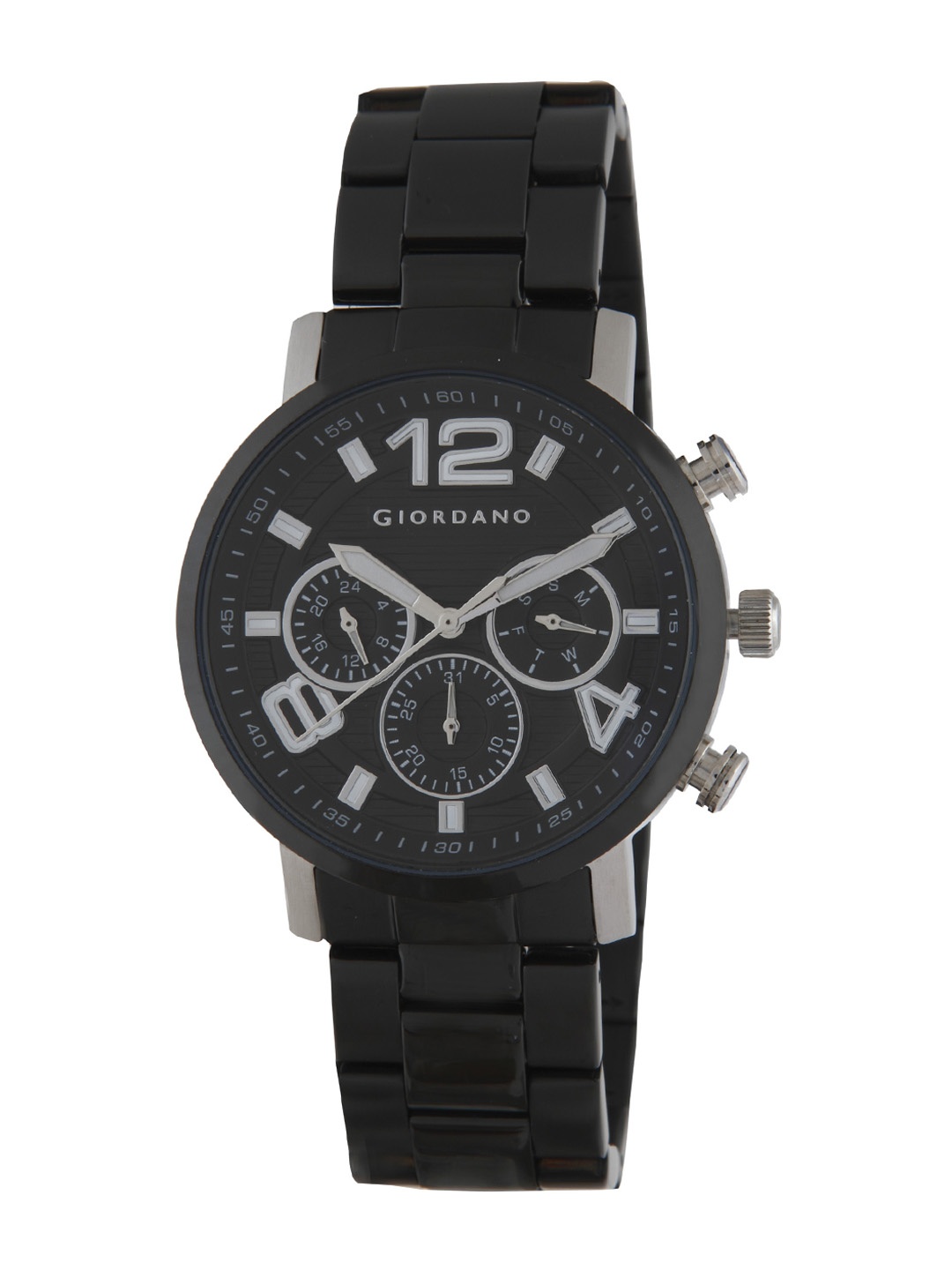 

GIORDANO Men Black Multifunction Watch 1874-11