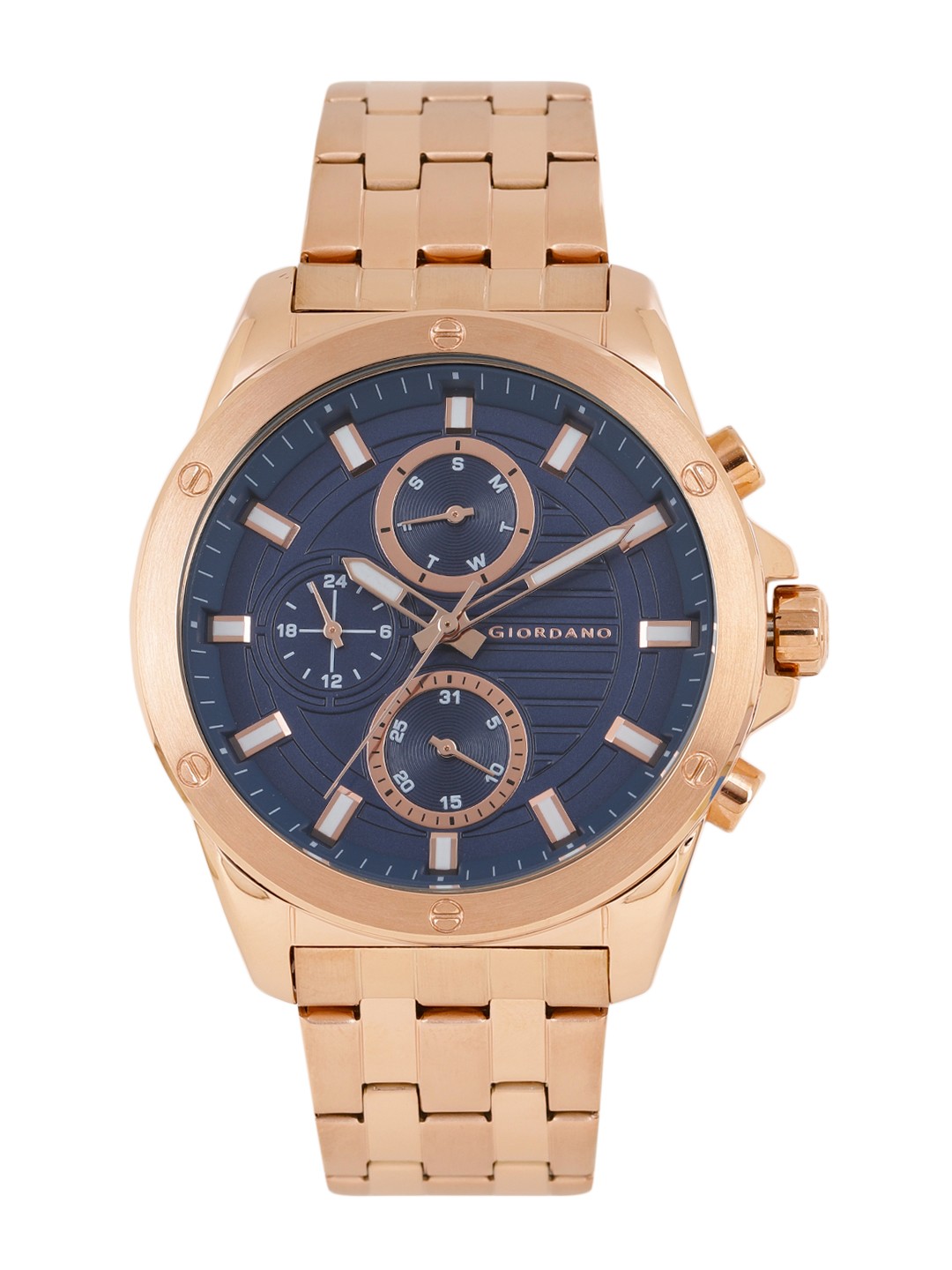 

GIORDANO Men Blue Analogue Watch 1885-44