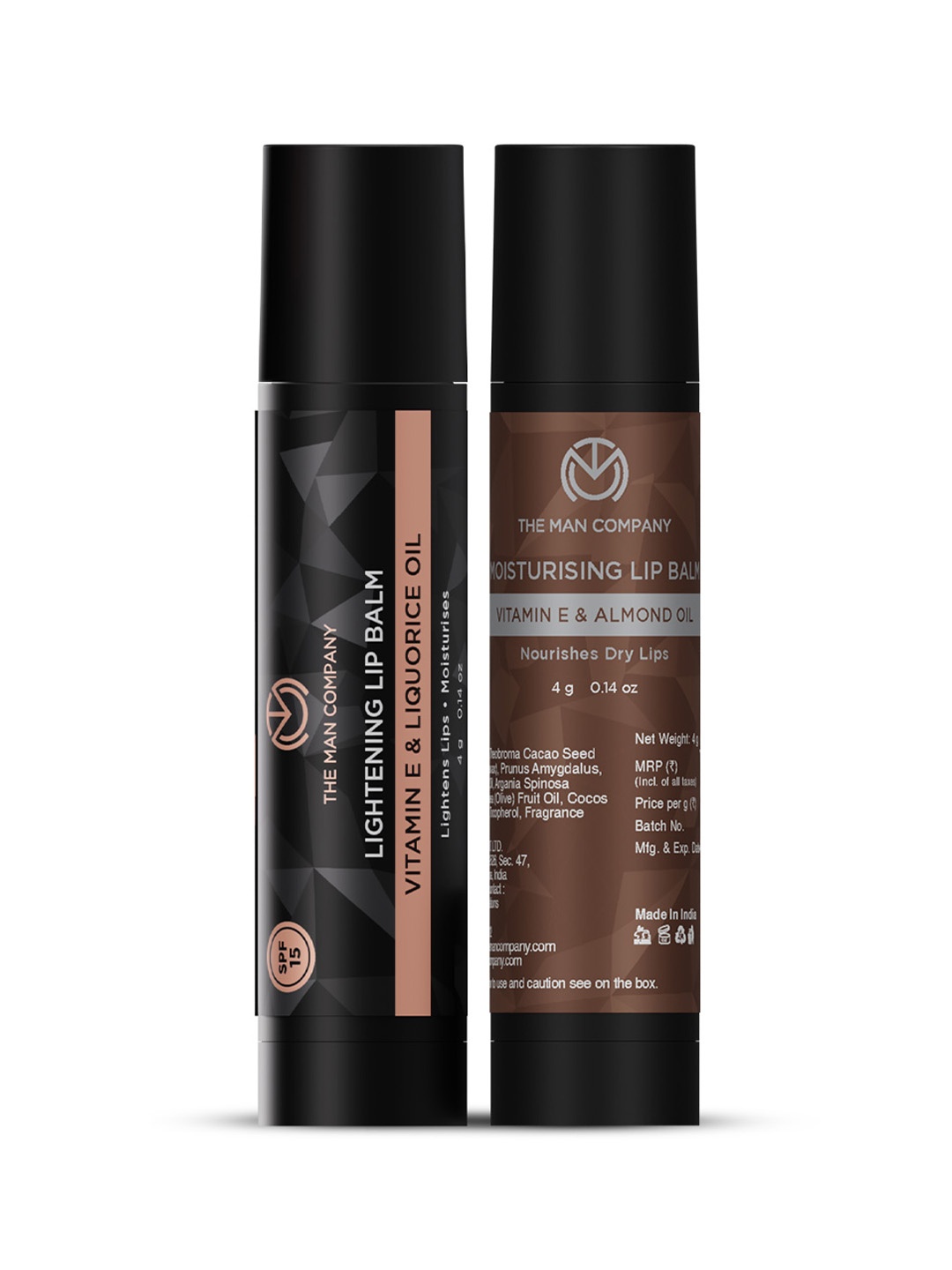 

The Man Company Complete Lip Care Combo, Brown