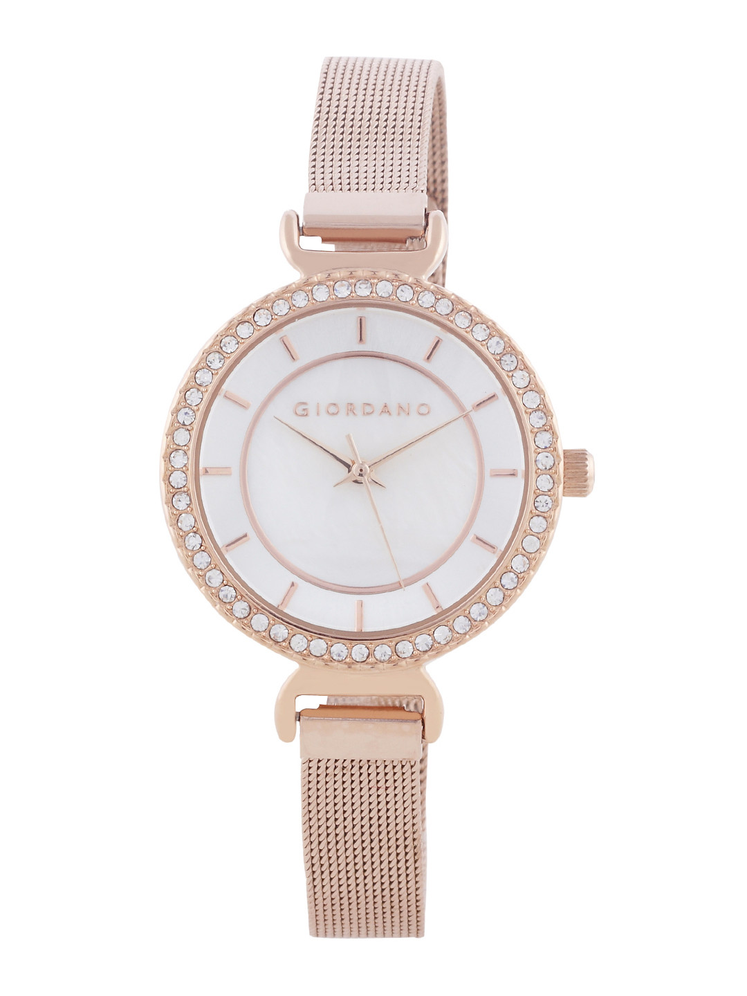 

GIORDANO Women White Analogue Watch 2867-33