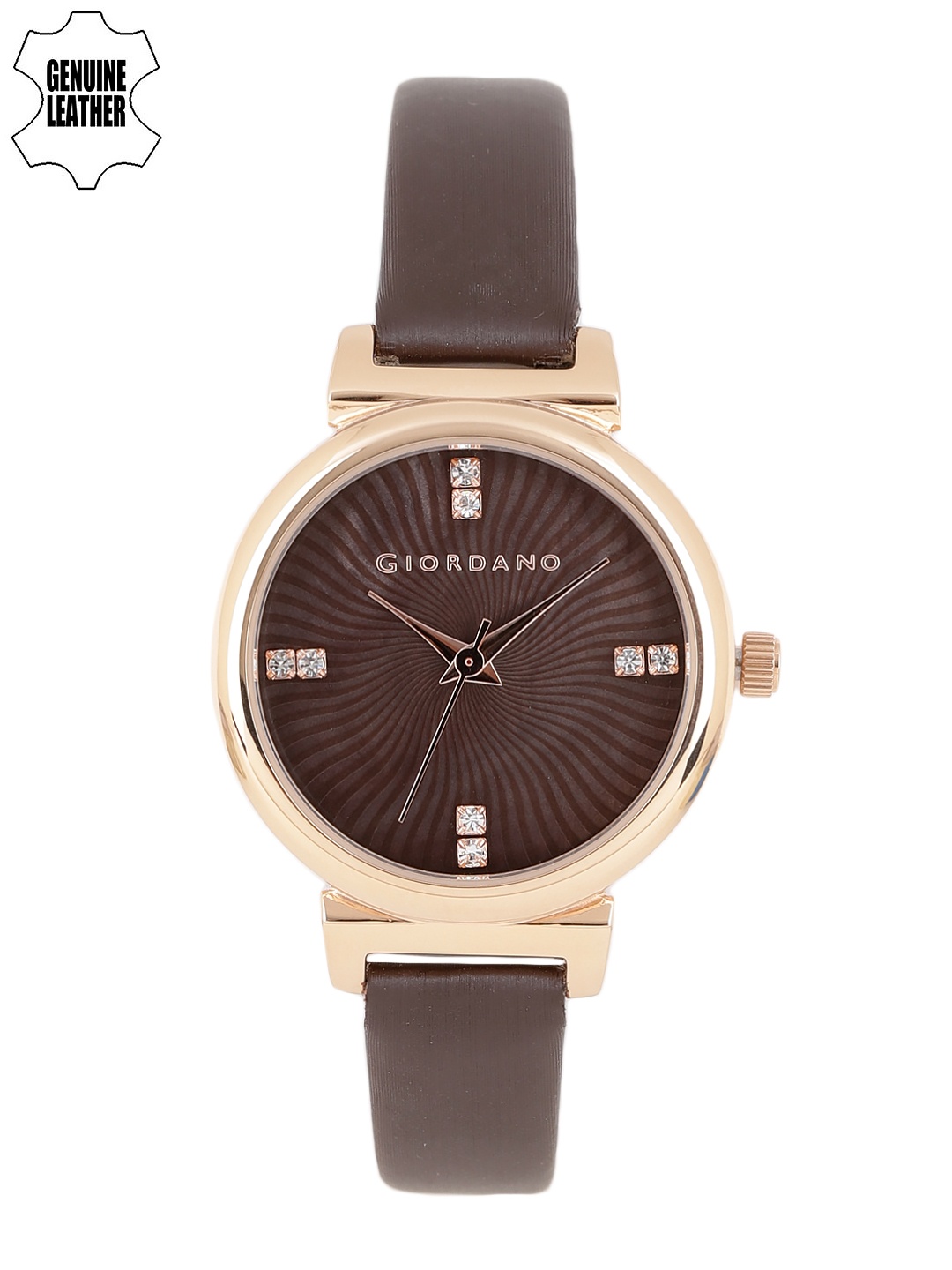 

GIORDANO Women Brown Analogue Watch 2871-03