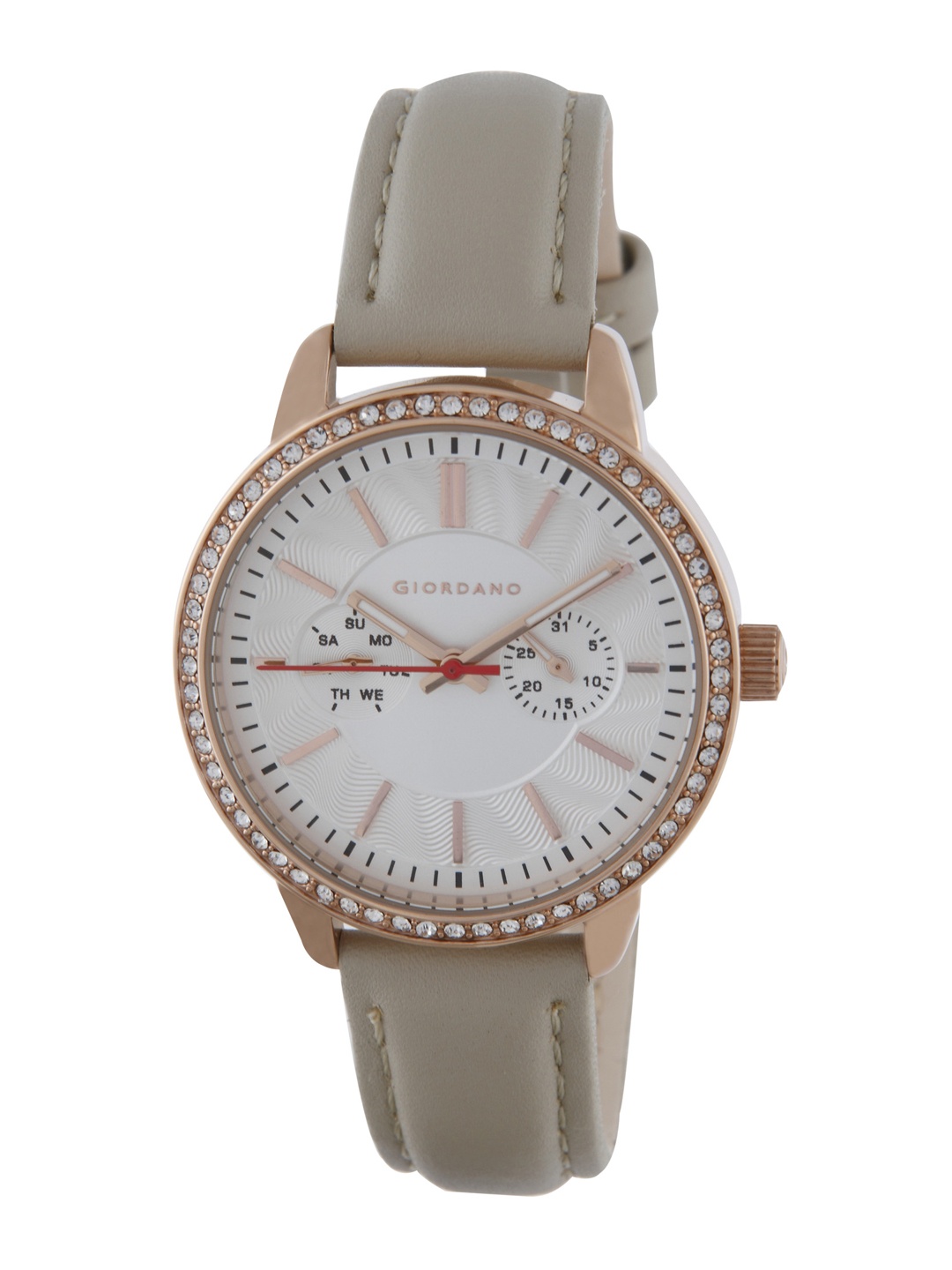 

GIORDANO Women Silver-Toned Multifunction Analogue Watch 2881-03