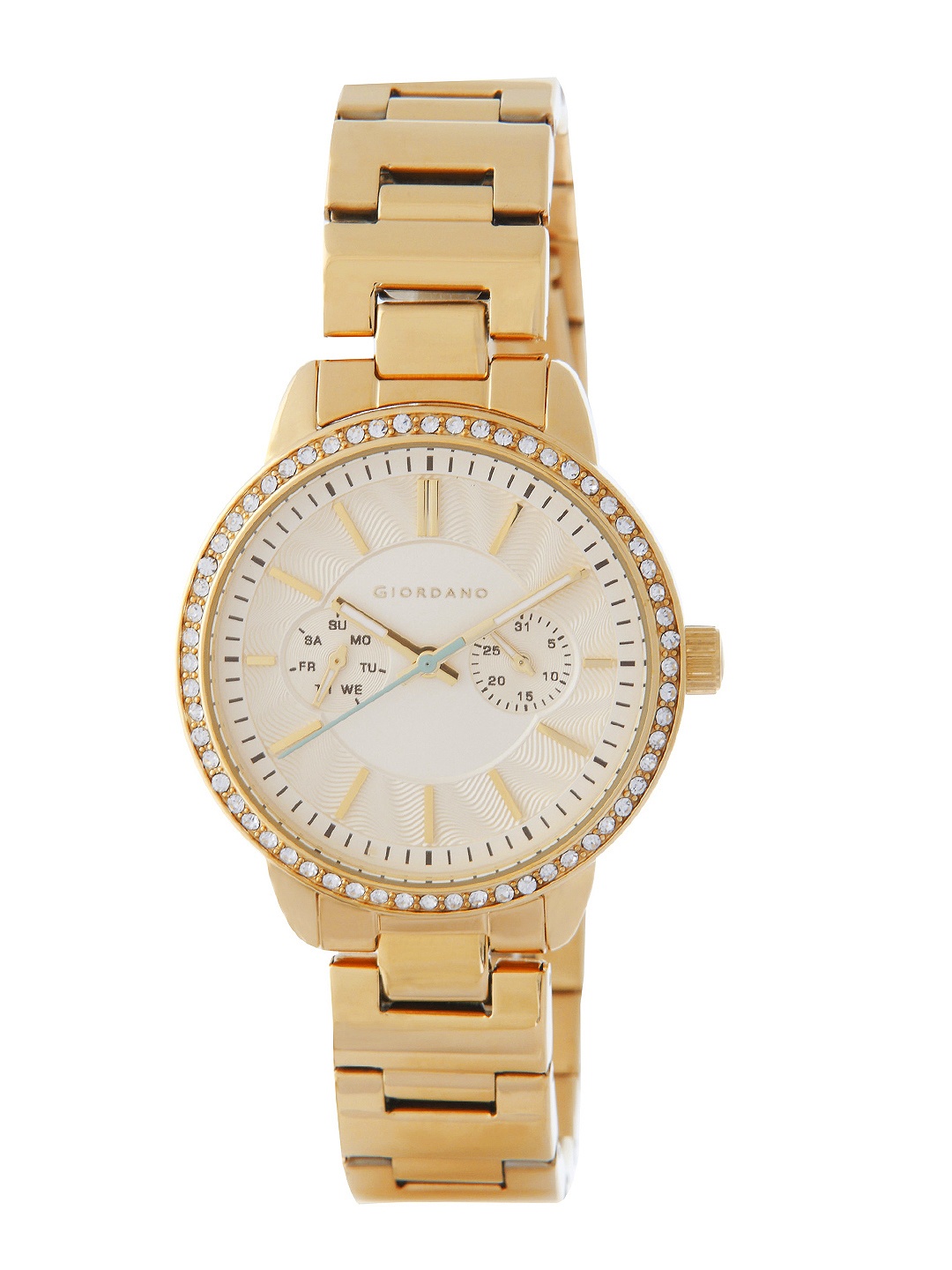 

GIORDANO Women Gold-Toned Multifunction Analogue Watch 2881-33