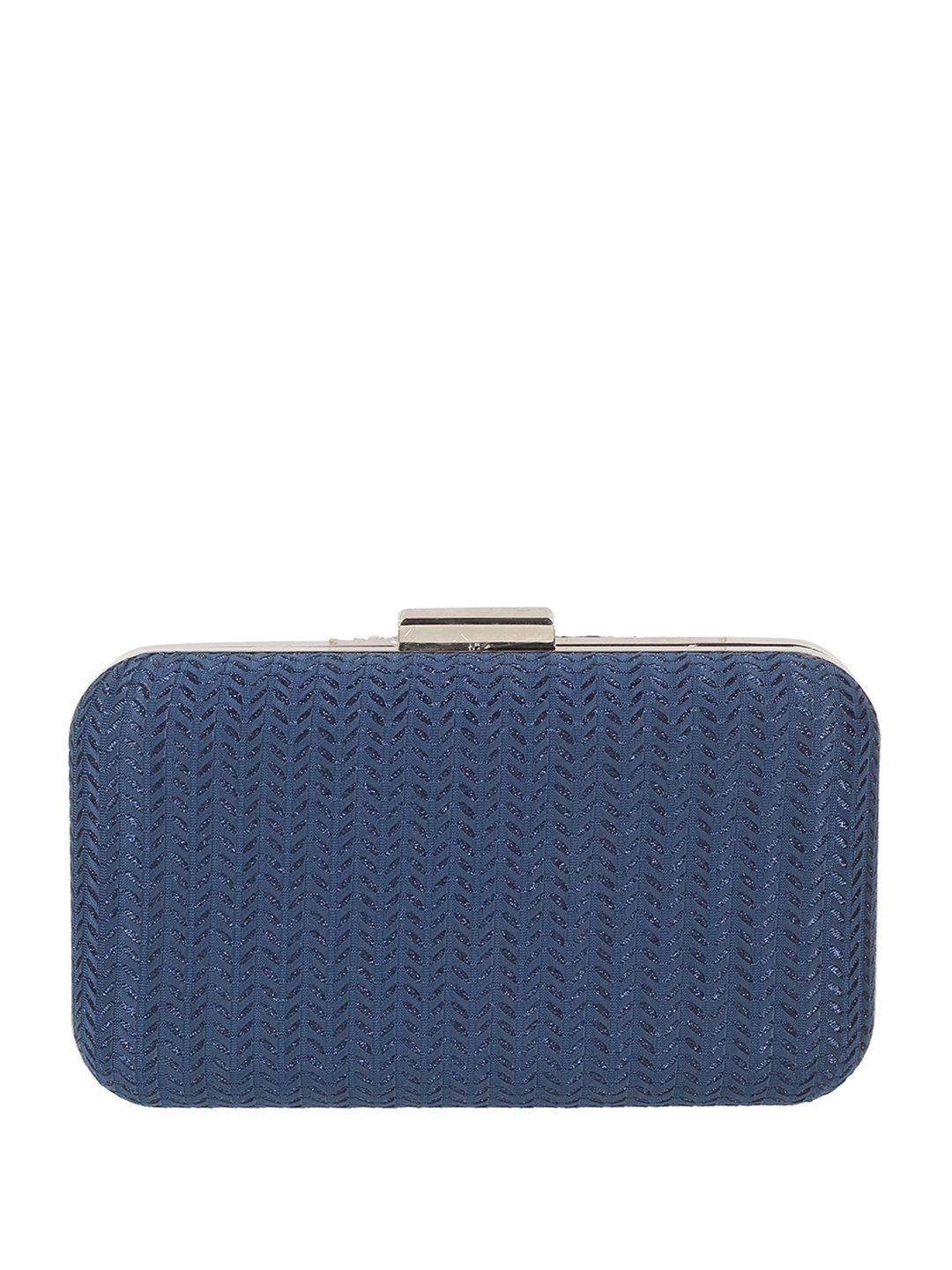 

Mochi Embellished Box Clutch, Blue