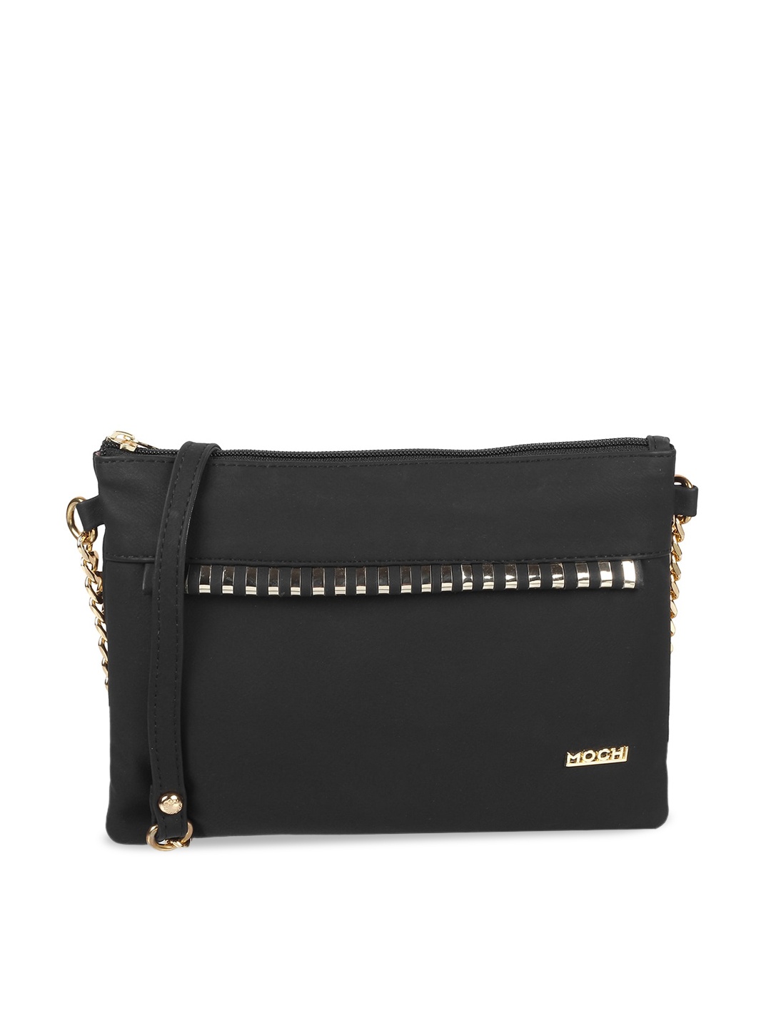 

Mochi Structured Sling Bag, Black