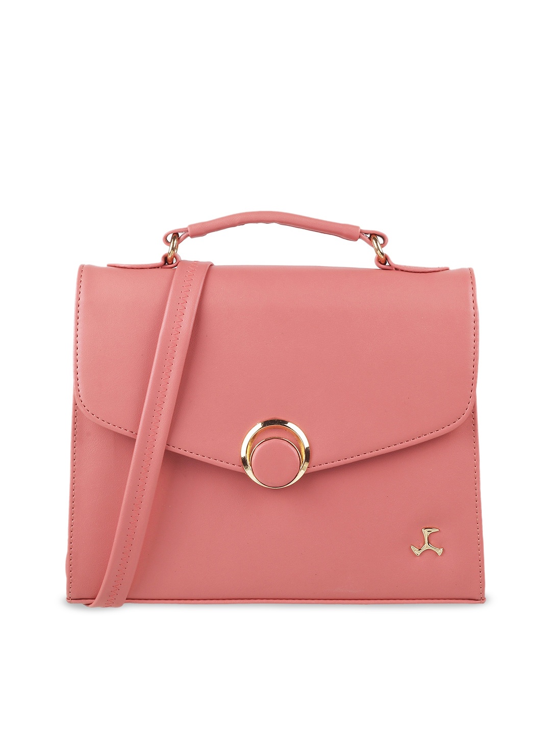 

Mochi Structured Satchel, Peach