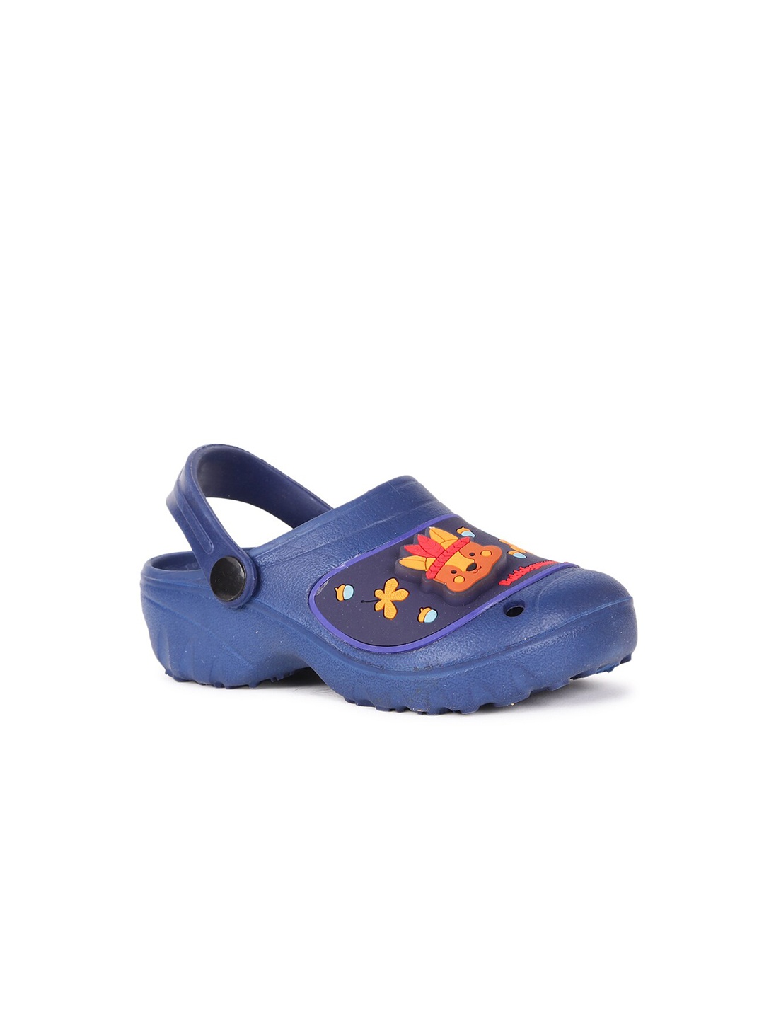 

Bubblegummers Kids Applique Detail Clogs, Navy blue