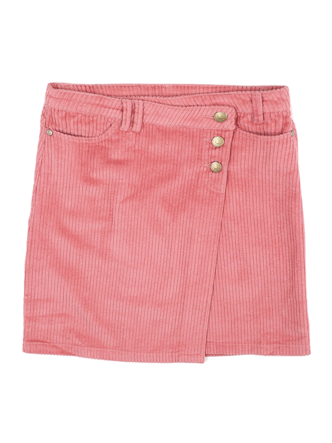 

Peter England Girls Cotton Above Knee-Length Skirt, Pink