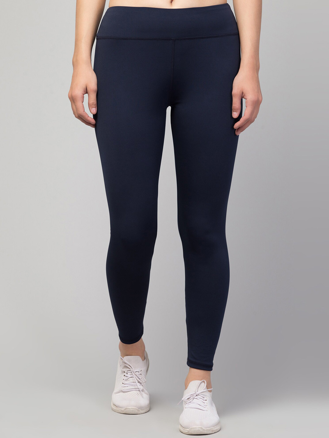 

Lebami Women High-Rise Dry-Fit Training Tights, Navy blue