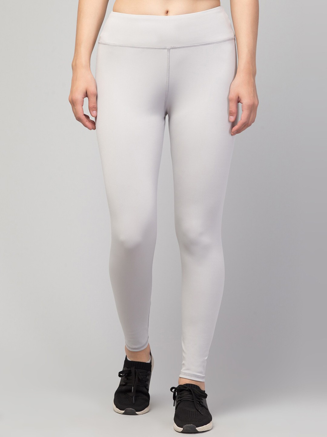 

Lebami Women High-Rise Dry-Fit Training Tights, Grey