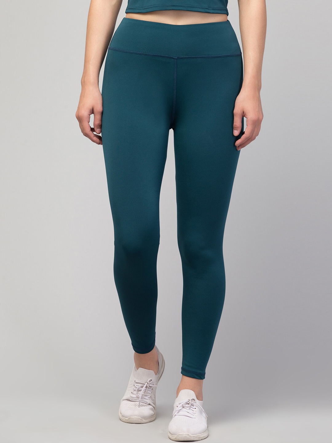 

Lebami Women High-Rise Dry-Fit Training Tights, Green