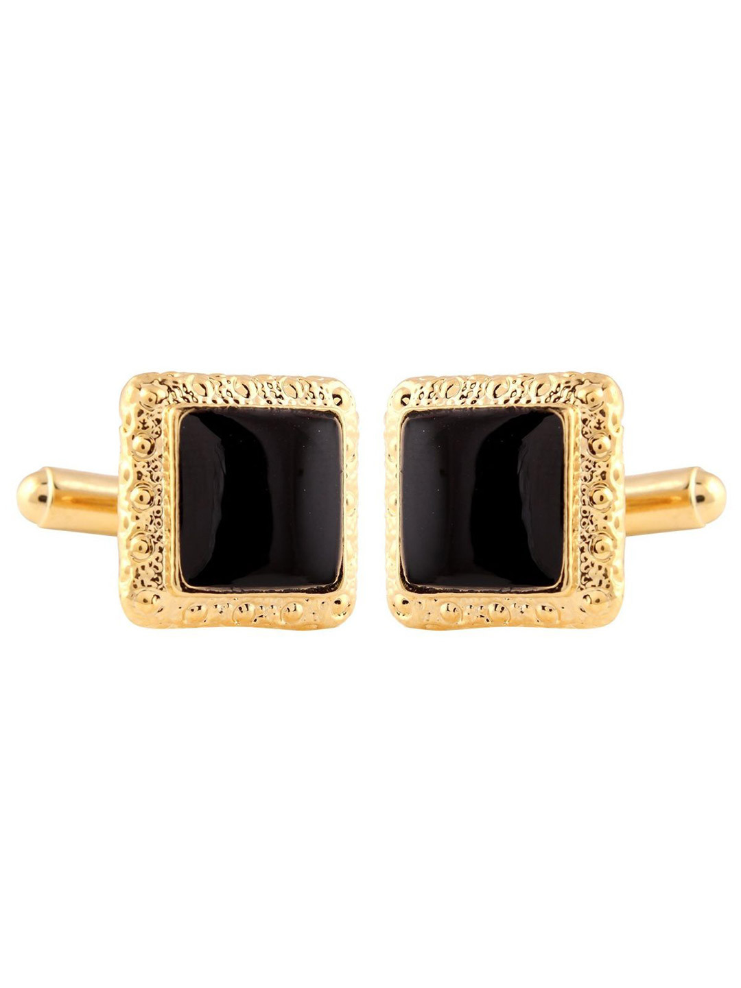 

ZIVOM Men Gold-Plated Square Cufflinks