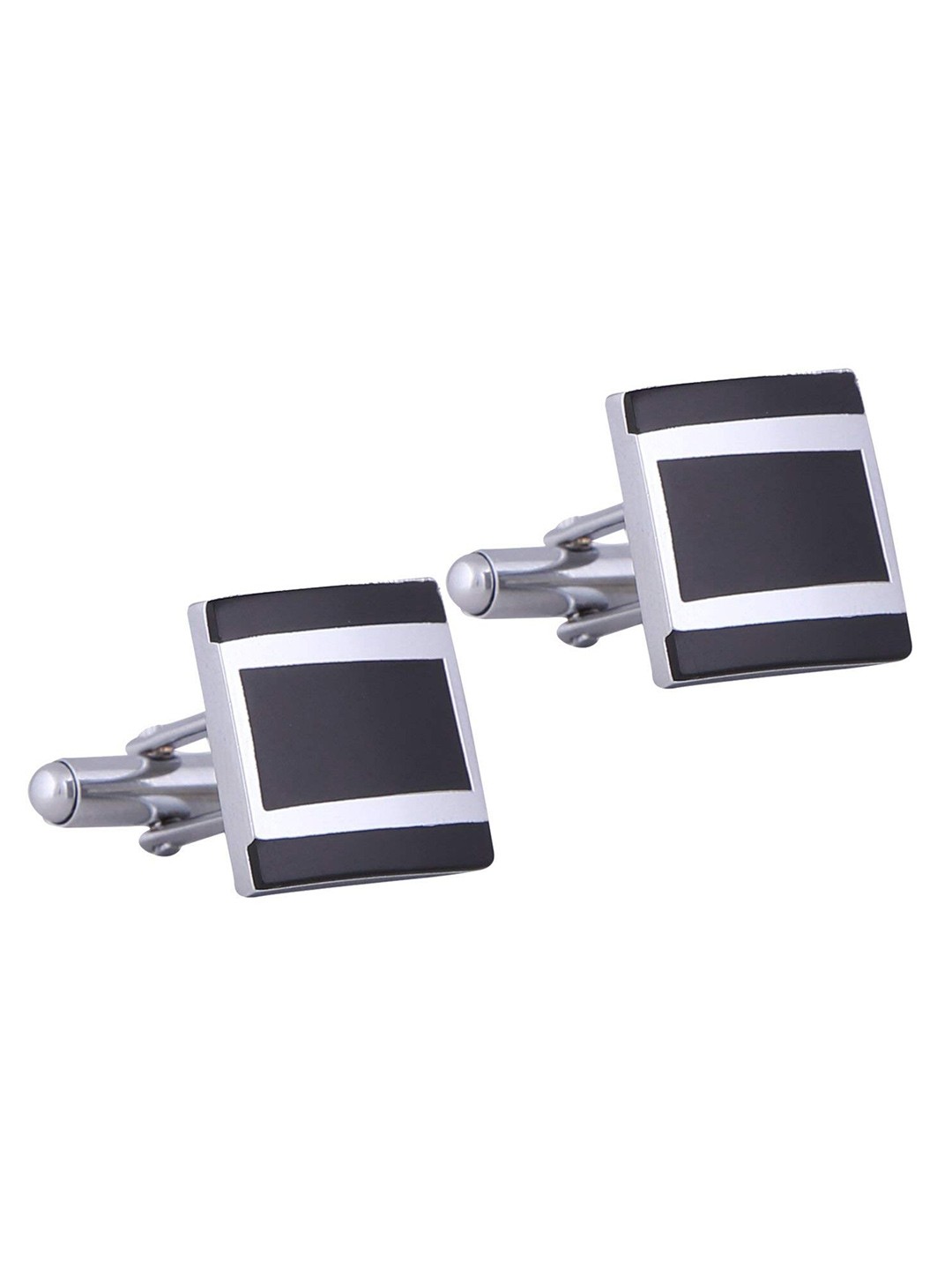 

ZIVOM Men Silver-Plated Cufflinks