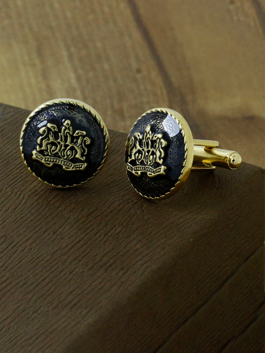 

ZIVOM Men Gold-Plated Cufflink