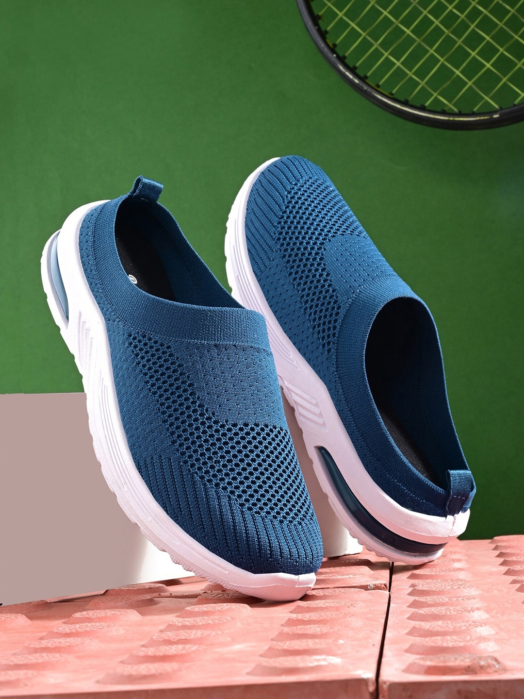 

The Roadster Lifestyle Co. Women Woven Design Walking Sports Shoes, Teal