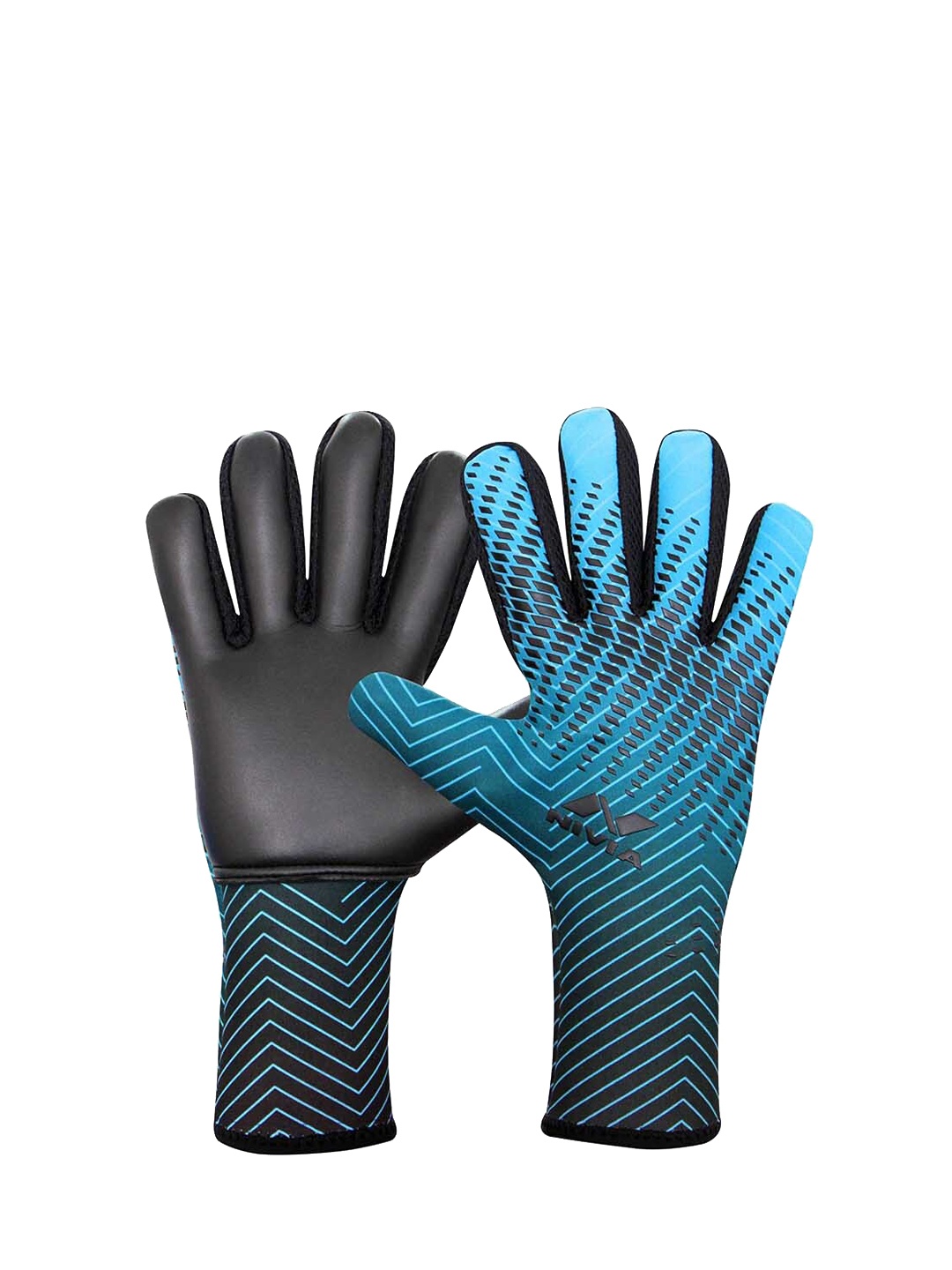 

NIVIA Men Printed Goalkeeper Gloves, Black