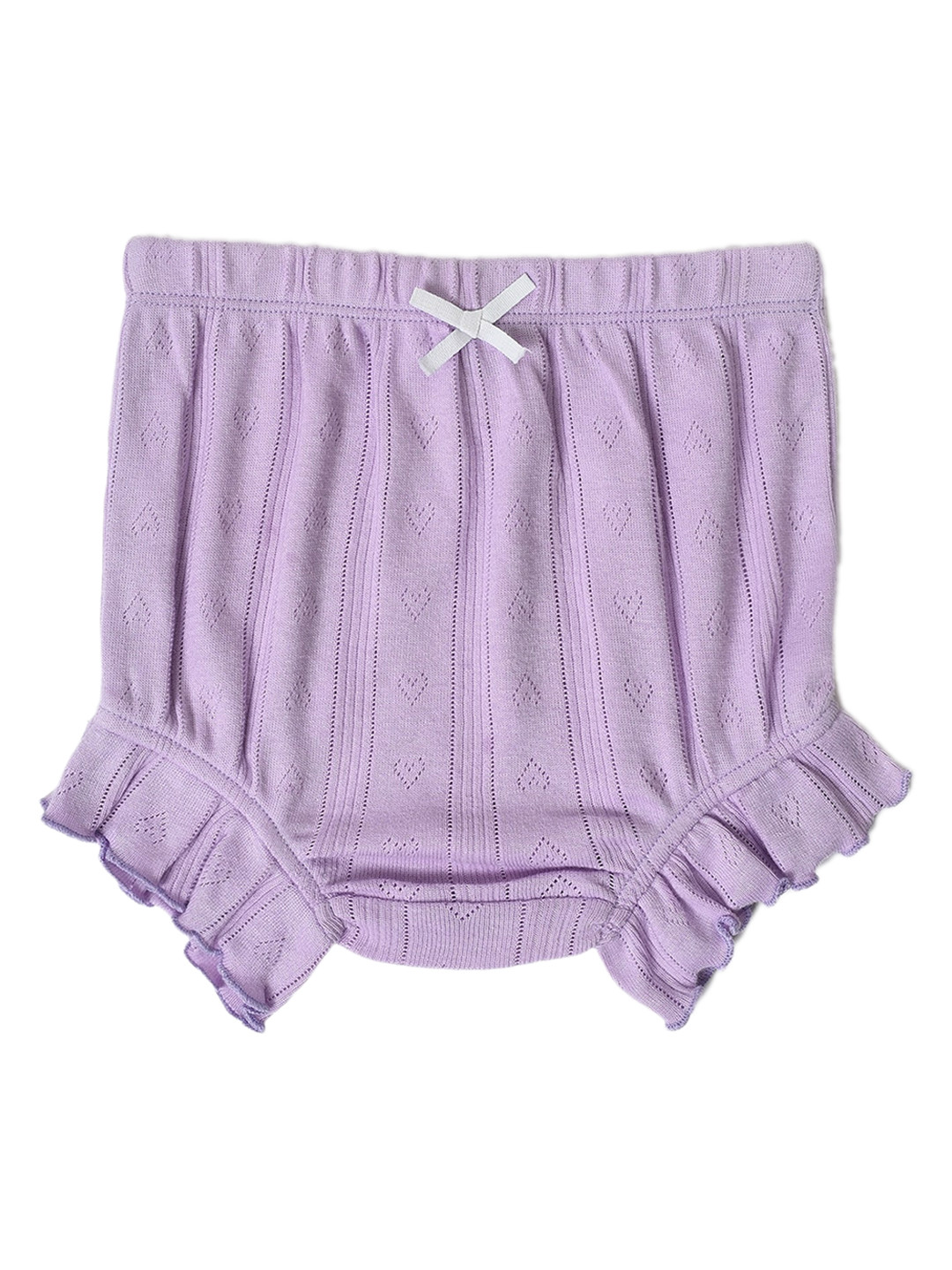 

MiArcus Infant Girls Self Design Cotton Diaper Cover Briefs, Purple