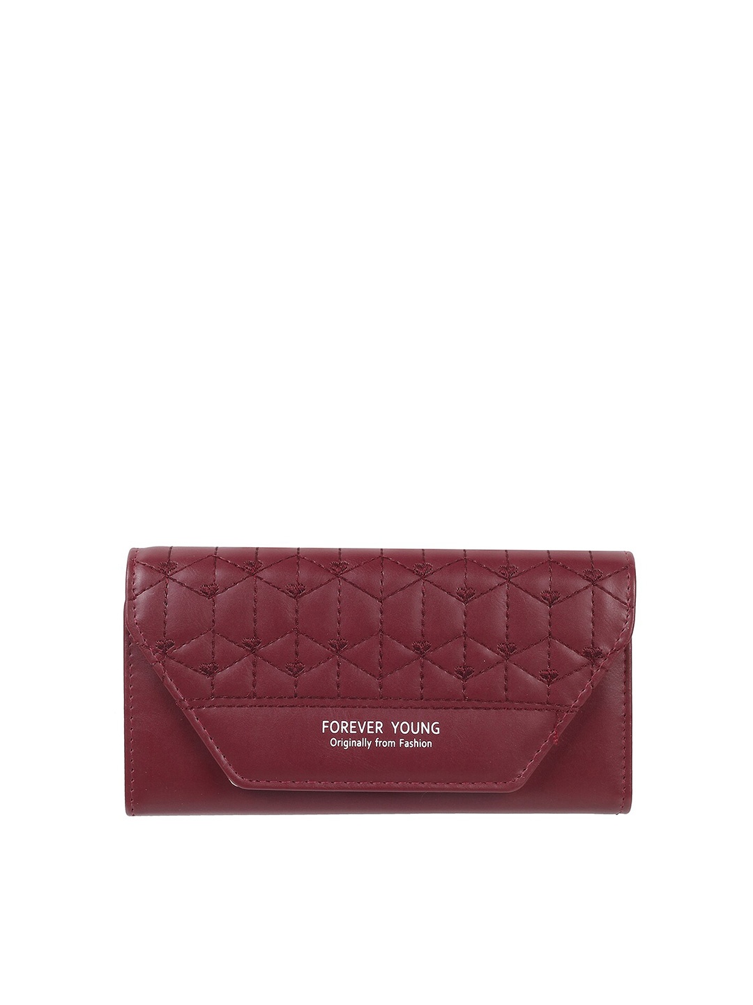 

WALKWAY by Metro Quilted Three Fold Wallet, Red